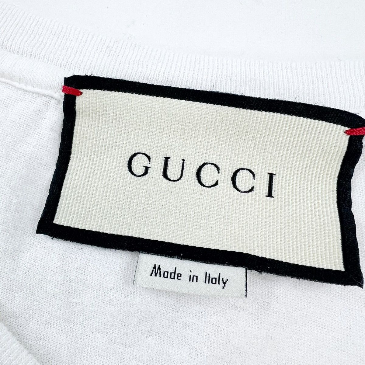 Gucci Gucci Printed Logo Distressed White T Shirt Size US XS / EU 42 / 0 - 4 Thumbnail