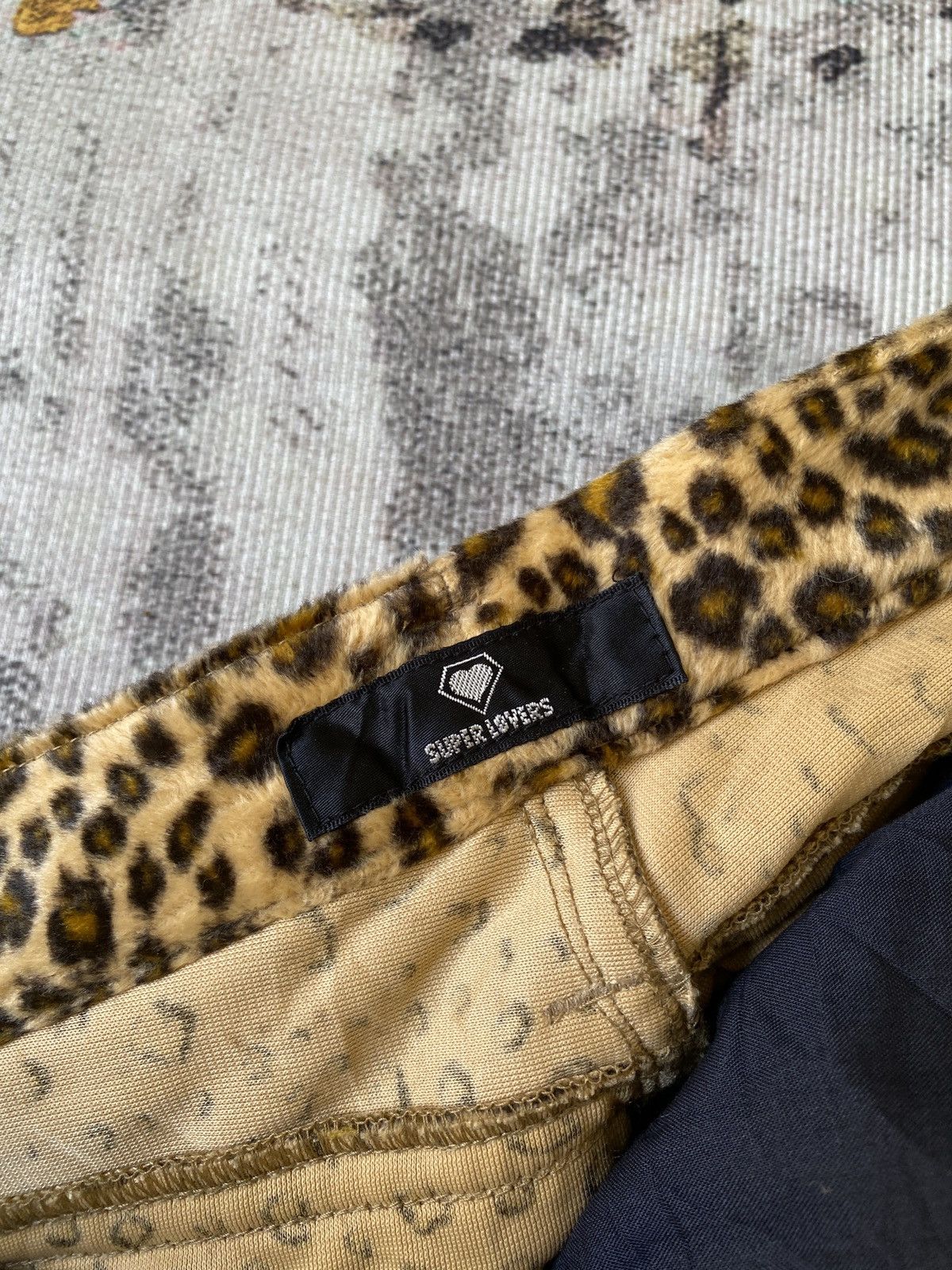 Japanese Brand Vintage Super Love’r Rock Japan Punk Velvet Leopard Bondage Size US 26 / EU 42 - 21 Thumbnail