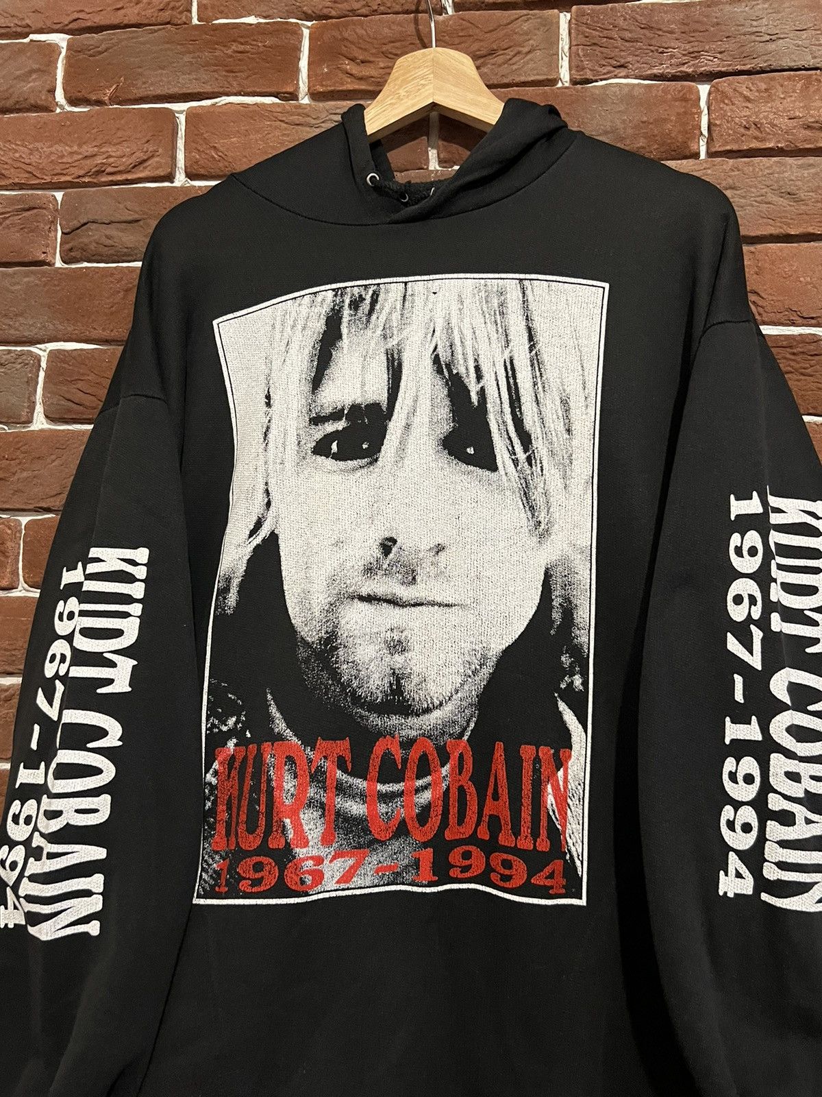 Band Tees Rare Vintage Kurt Cobain Nirvana Hoodie Grunge Band Hype 90s Size US XL / EU 56 / 4 - 5 Thumbnail