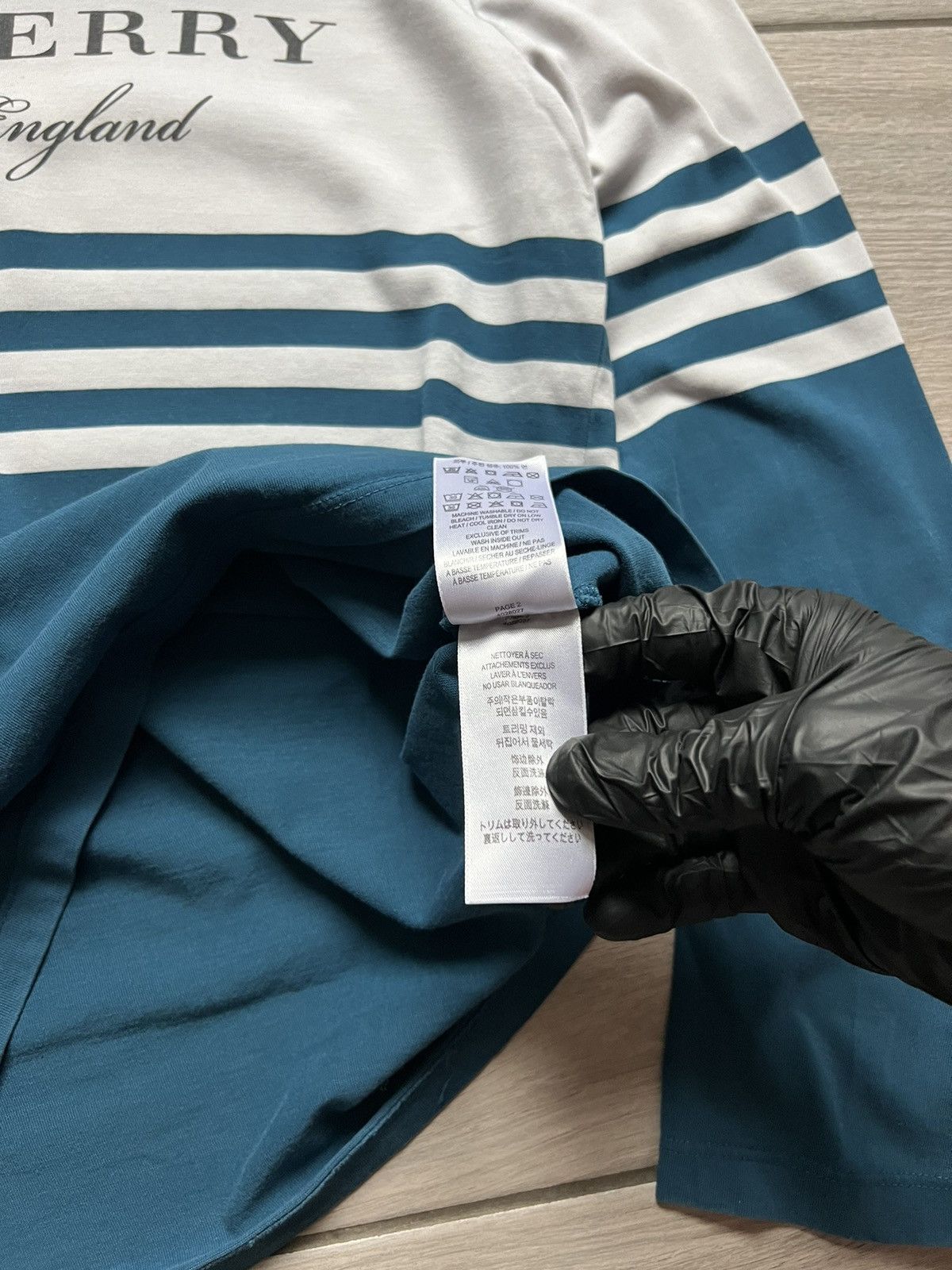 Burberry Burberry Long Sleeve Luxury Big Logo XS Rare Size US XXS / EU 40 - 7 Thumbnail