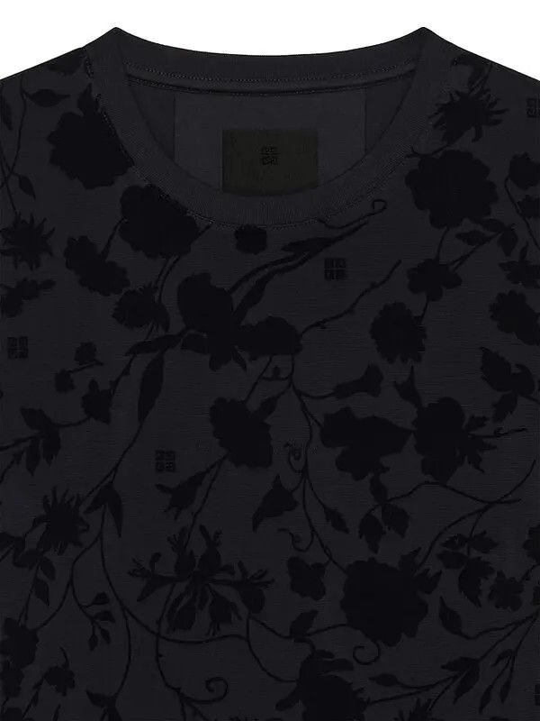 Givenchy o1w1db10325 Double Fitted T-Shirt in Black Size L / US 10 / IT 46 - 4 Thumbnail