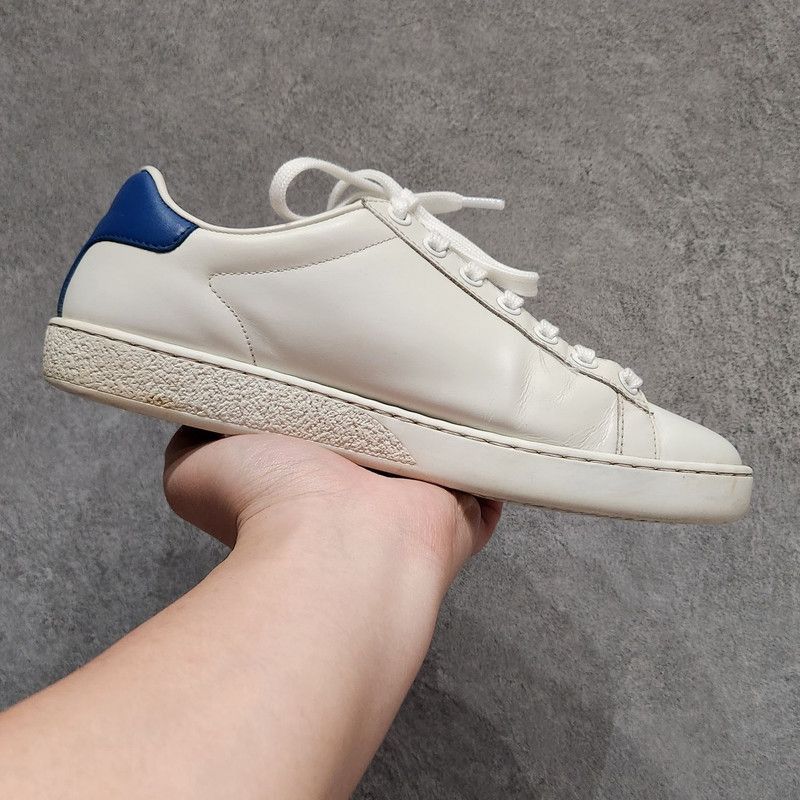 Gucci Gucci ACE Tennis White Leather Sneakers for Women - Size US 5 / IT 35 - 8 Thumbnail