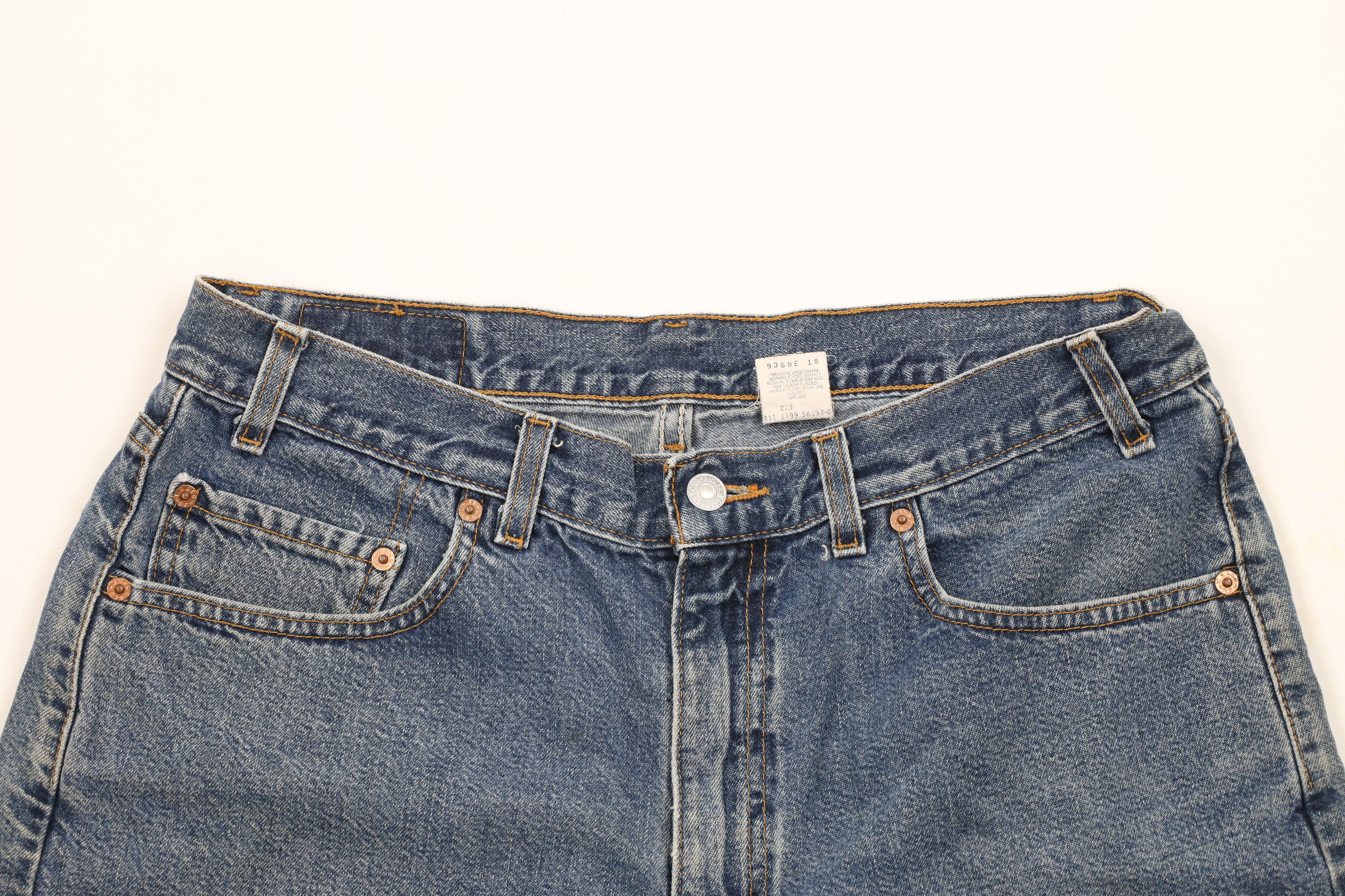 Levi's × Vintage Vintage 90s Levis 550 Fit Denim Jean Shorts Jorts Size US 36 / EU 52 - 2 Thumbnail