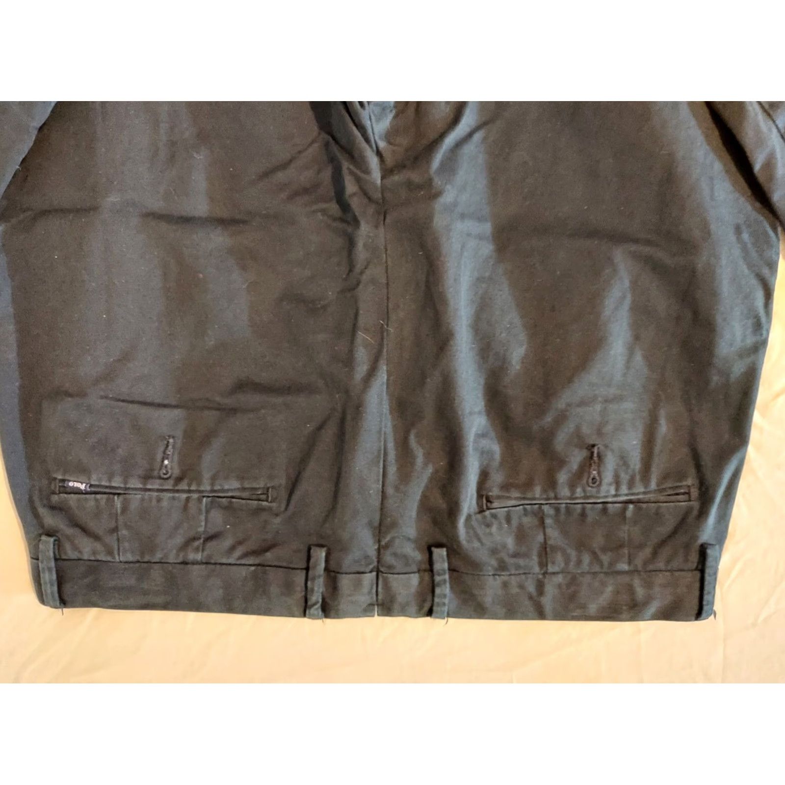 Polo Ralph Lauren Polo Ralph Lauren Dress Pants Mens Black Cotton 36x32 36x30 Inseam 32 In Mens 36 Regular Slacks Trouser Kotlin Size US M / EU 48-50 / 2 - 2 Thumbnail
