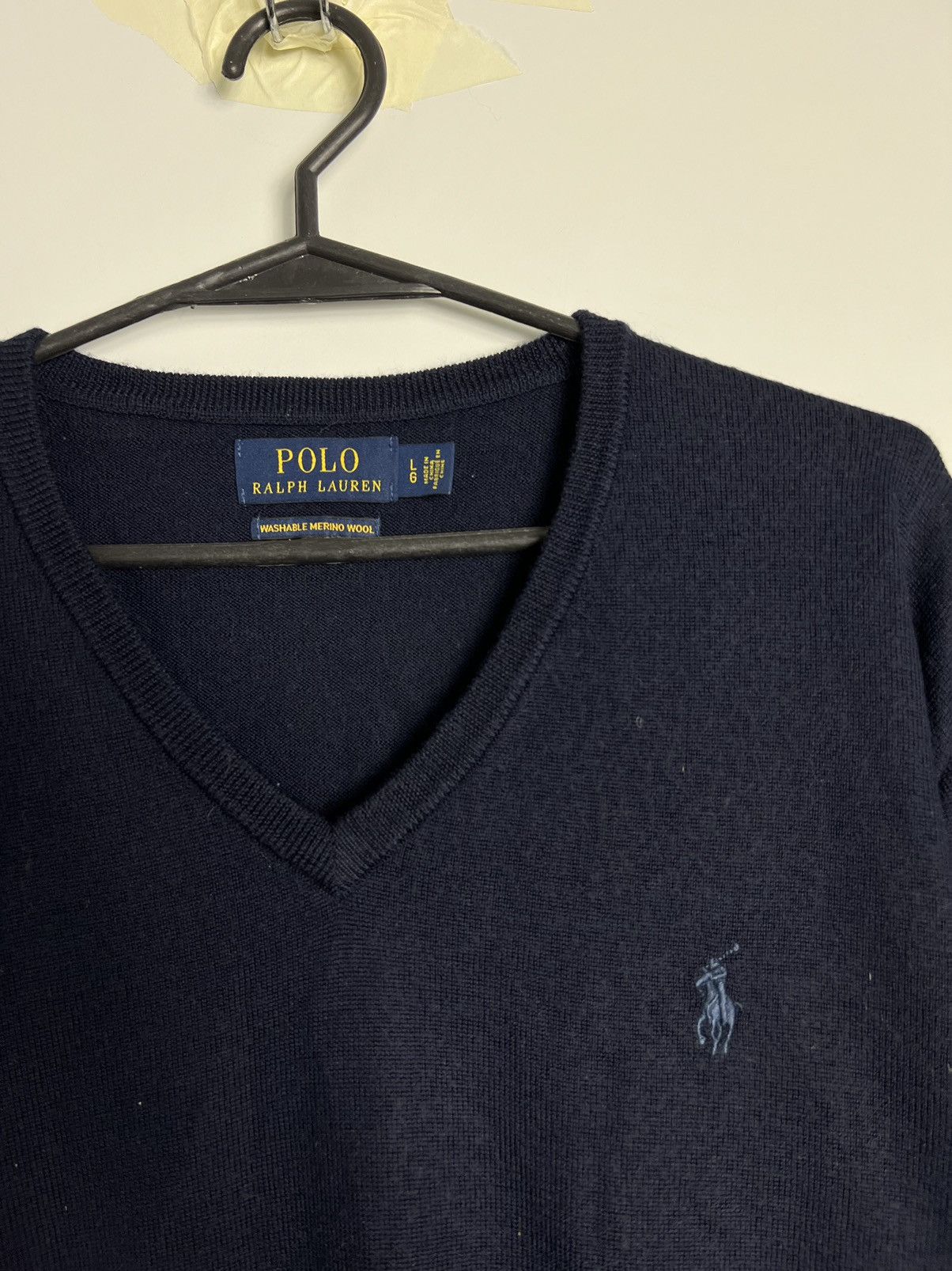 Polo Ralph Lauren × Ralph Lauren Sweater Polo Ralph Lauren 100% Washable Merino Wool Size US L / EU 52-54 / 3 - 2 Thumbnail