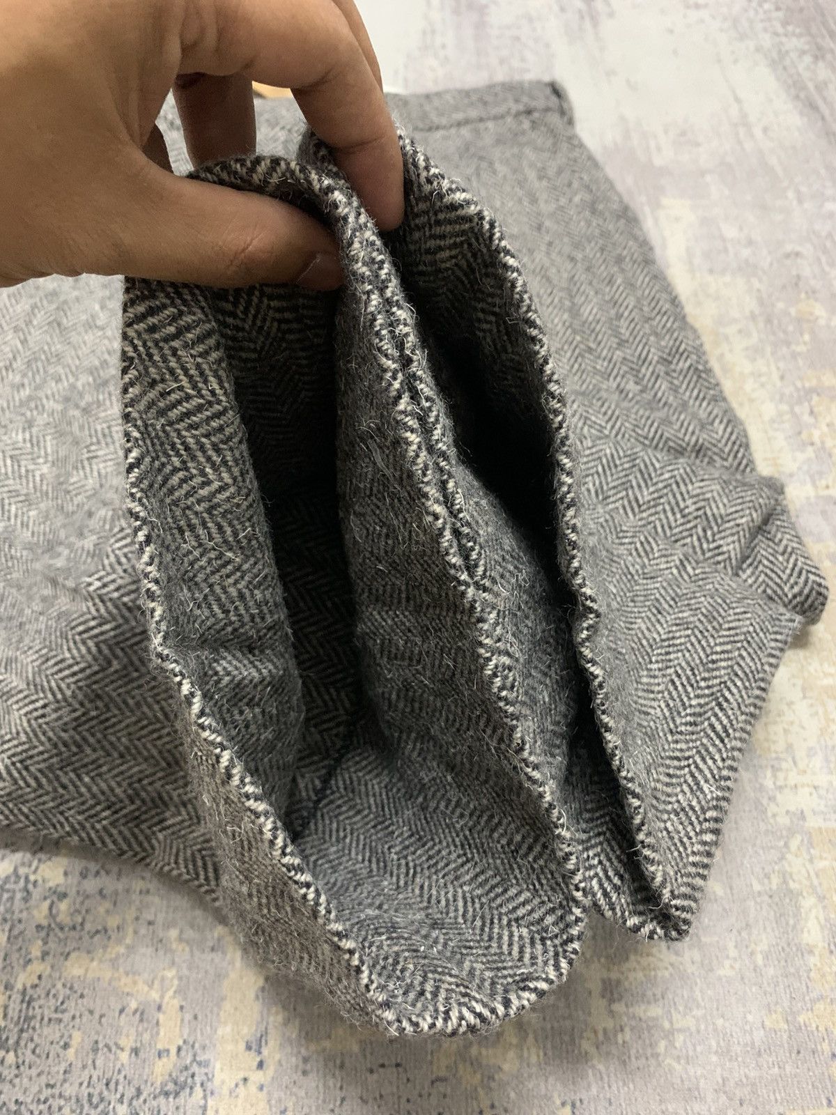 Japanese Brand Japanese Brand maison margiela Style Wool Pants W32x28 Size US 32 / EU 48 - 5 Thumbnail