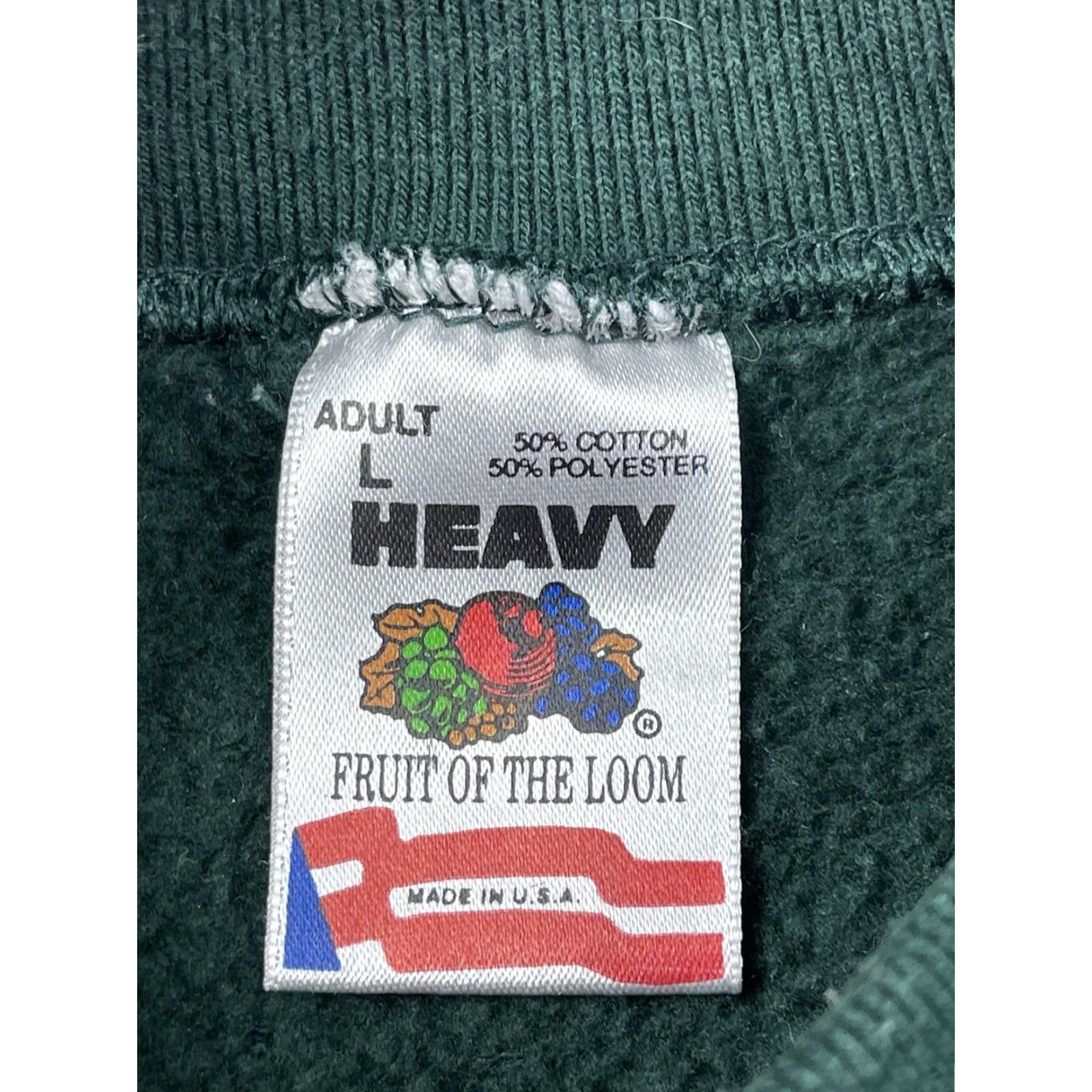 Fruit Of The Loom Vtg 90s North Dakota State University Crewneck Sweatshirt Sz L Bison Made In USA Size US L / EU 52-54 / 3 - 4 Thumbnail