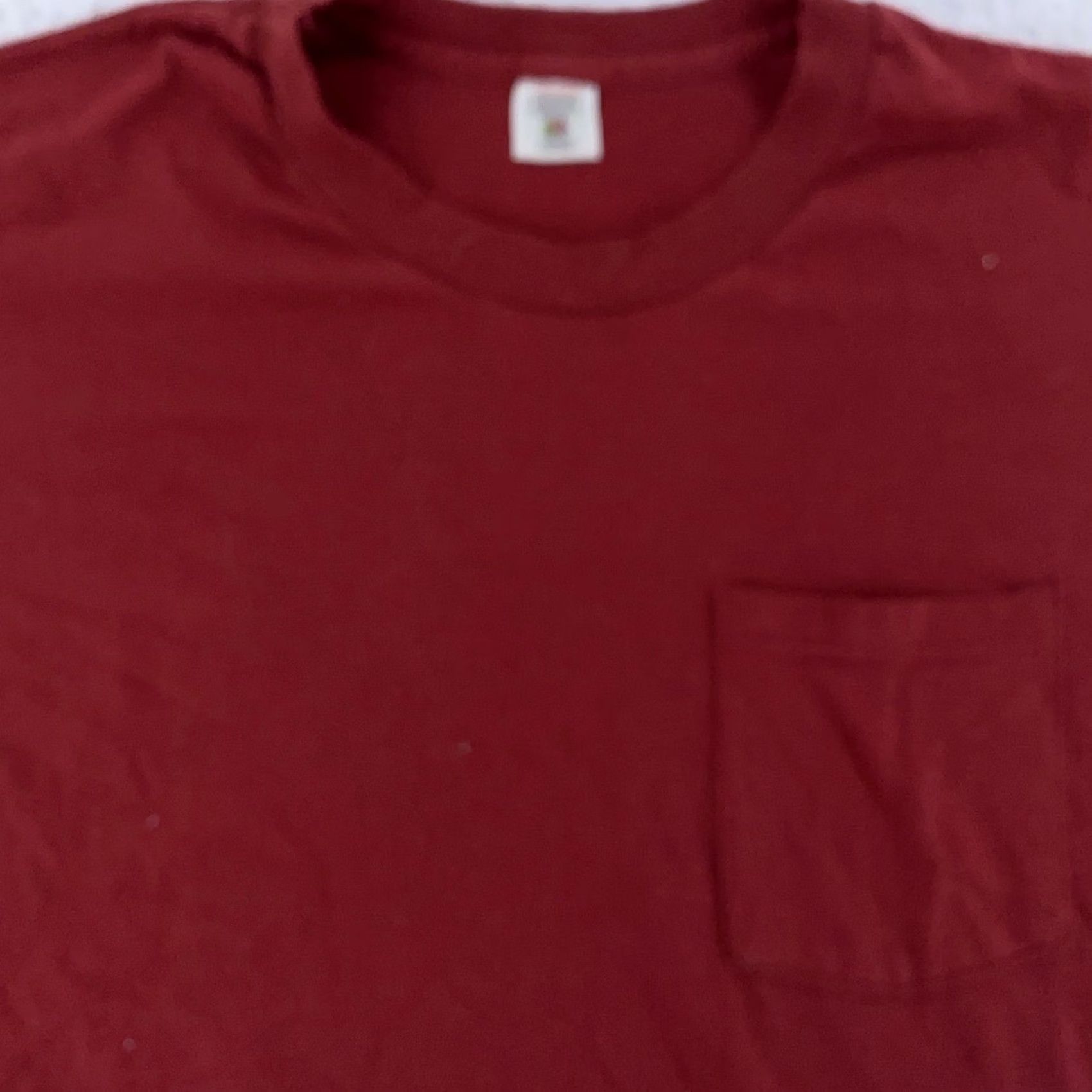 Fruit Of The Loom VINTAGE Fruit of the Loom Shirt M/L Pocket Tee Gold/Red Blend Cotton Blend Casual Mens Shirt Pocket Tee 90s Favorite Size US M / EU 48-50 / 2 - 2 Thumbnail