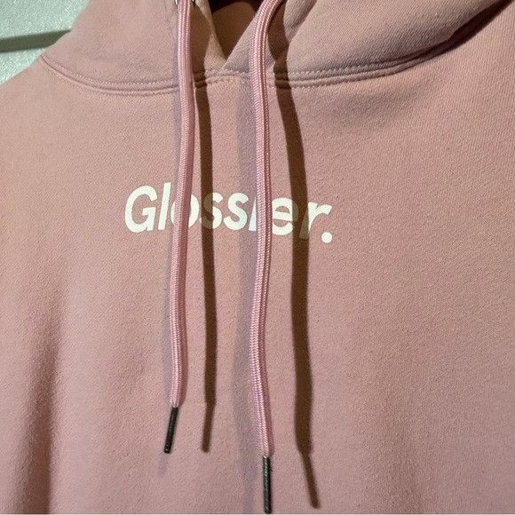 Other Glossier Blush Original Pink Hoodie Sz Small S Size S / US 4 / IT 40 - 6 Thumbnail