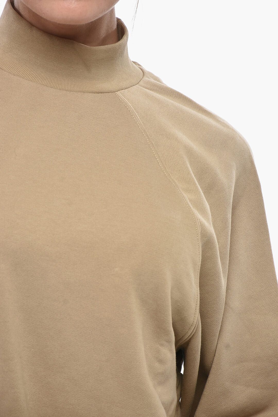 Fear of God og1mm0326 Brushed-Cotton Sweatshirt in Beige Size XS / US 0-2 / IT 36-38 - 3 Thumbnail