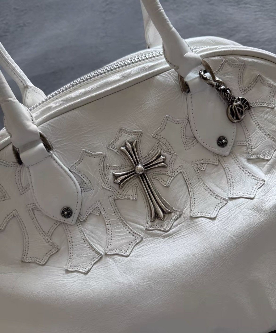 Chrome Hearts Chrome Hearts White Bowling Bag Size ONE SIZE - 2 Thumbnail