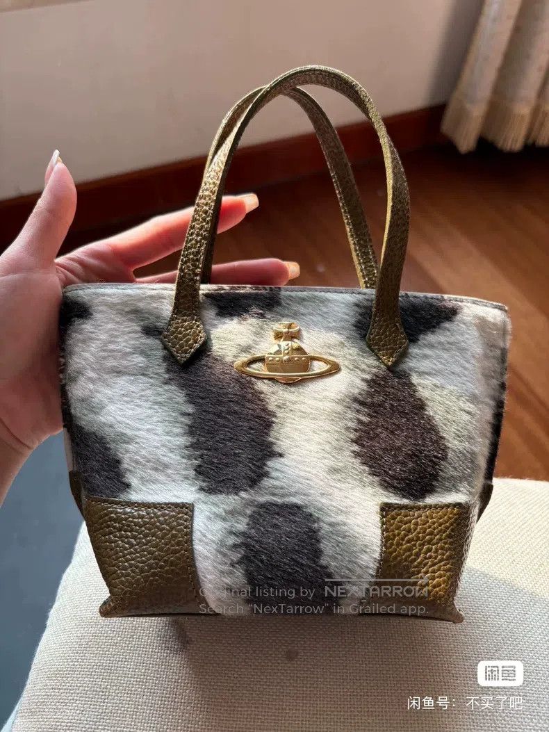 Vivienne Westwood Vivienne Westwood size os Vintage horsehair small tote bag Size ONE SIZE - 2 Thumbnail