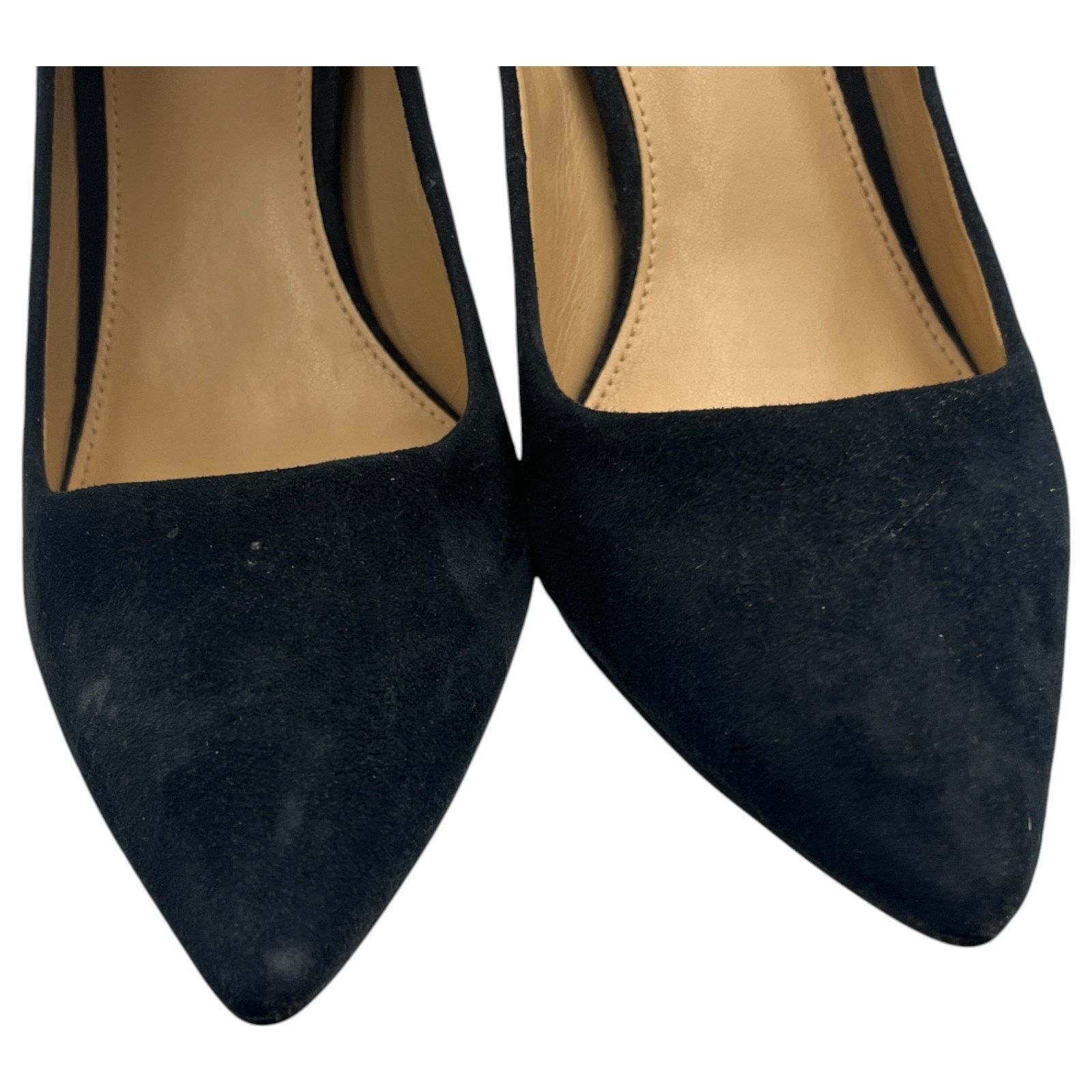 Michael Kors Michael Kors Dorothy Flex Suede Pointed Toe Pumps Navy 6.5M Size US 6.5 / IT 36.5 - 9 Thumbnail