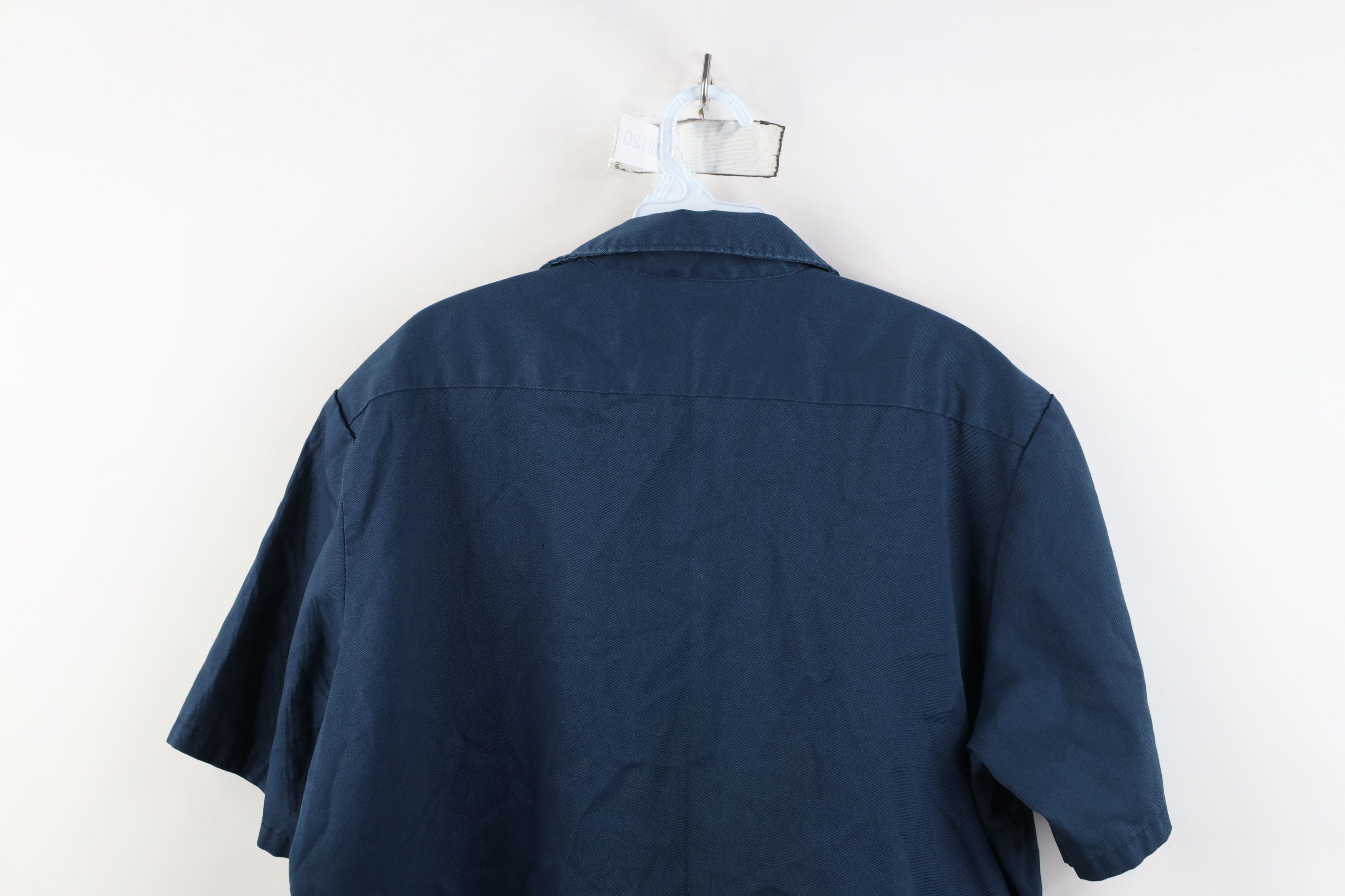 Dickies Vintage 90s Dickies Workwear Short Sleeve Button Shirt USA Size US L / EU 52-54 / 3 - 12 Thumbnail