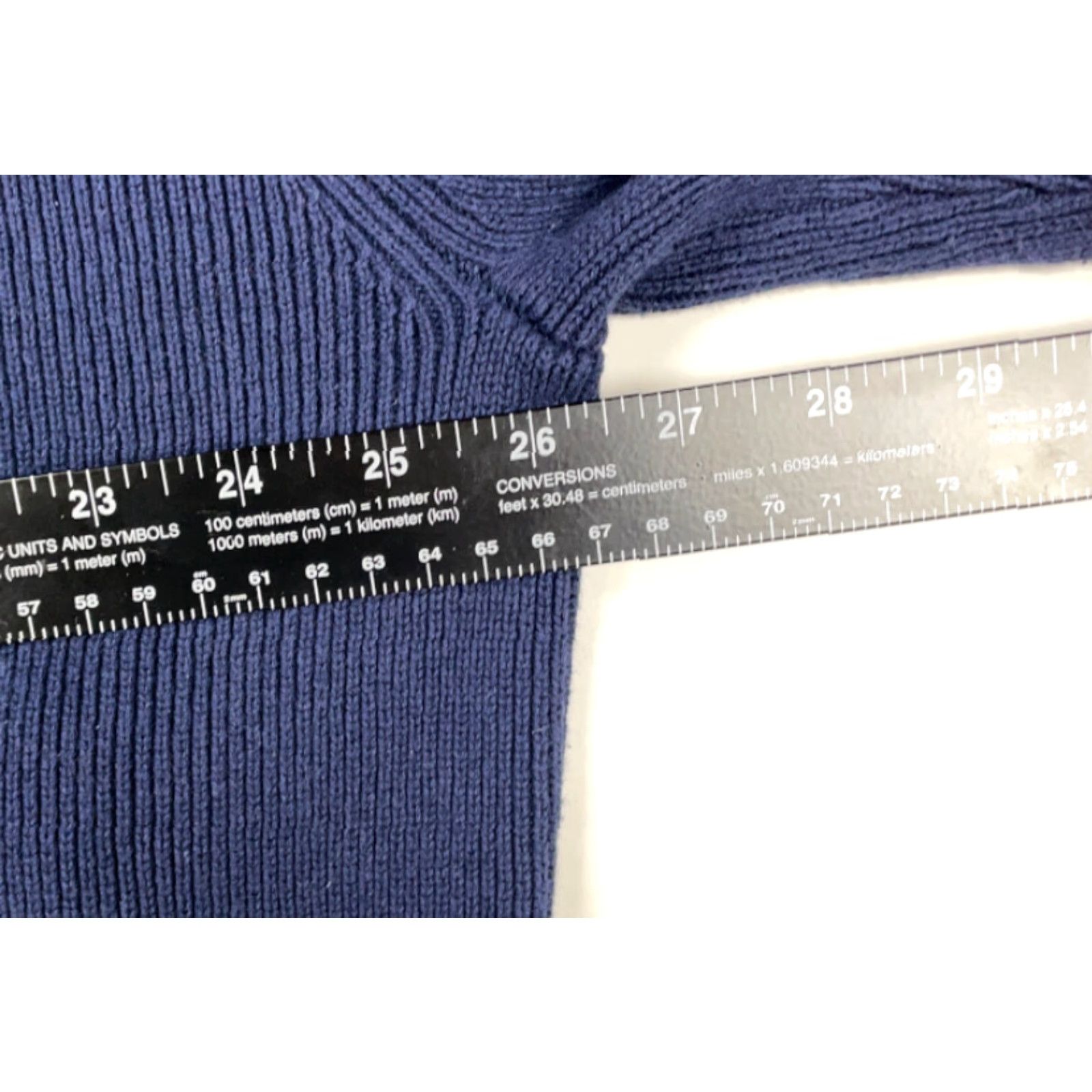 Vintage Boulder Creek Navy Blue Full-Zip Sweater Heavyweight Faux Suede Patches 2XL Size US XXL / EU 58 / 5 - 5 Thumbnail