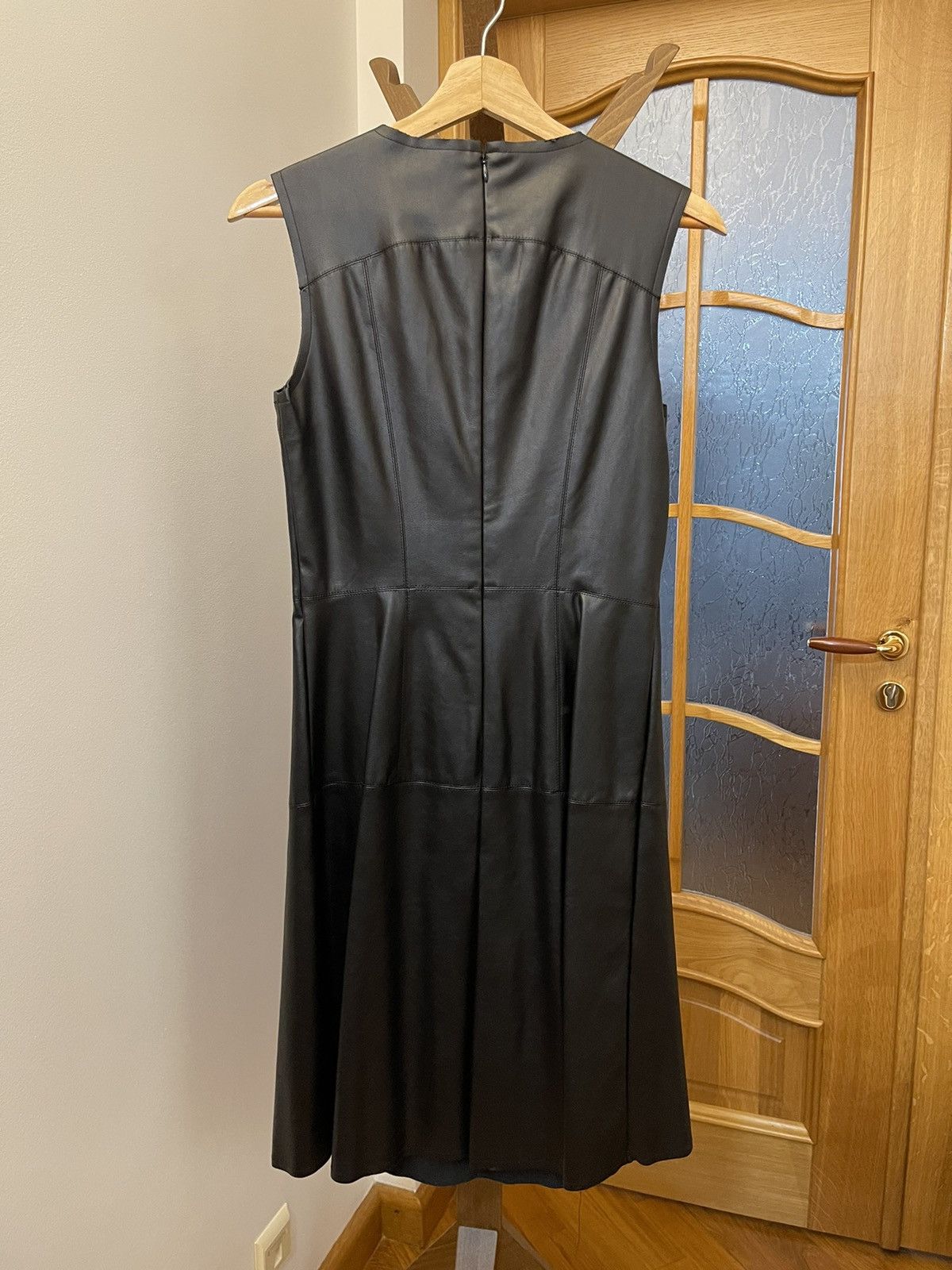 United Colors Of Benetton Black faux leather dress Size XS / US 0-2 / IT 36-38 - 3 Thumbnail