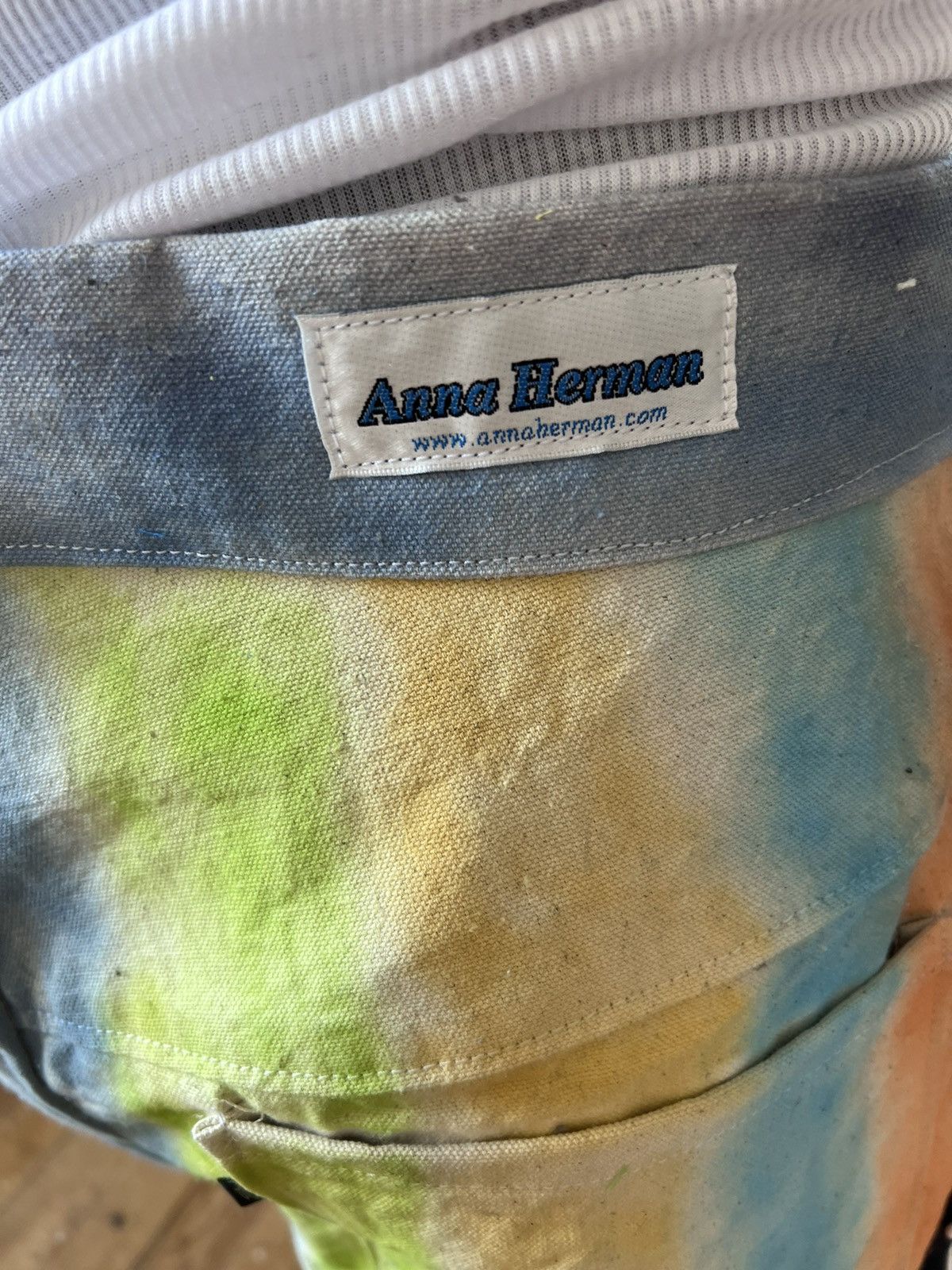 Other Striped Hawaiian Ruffle Airbrushed Jeans 38 Hermans USA Size US 38 / EU 54 - 5 Thumbnail