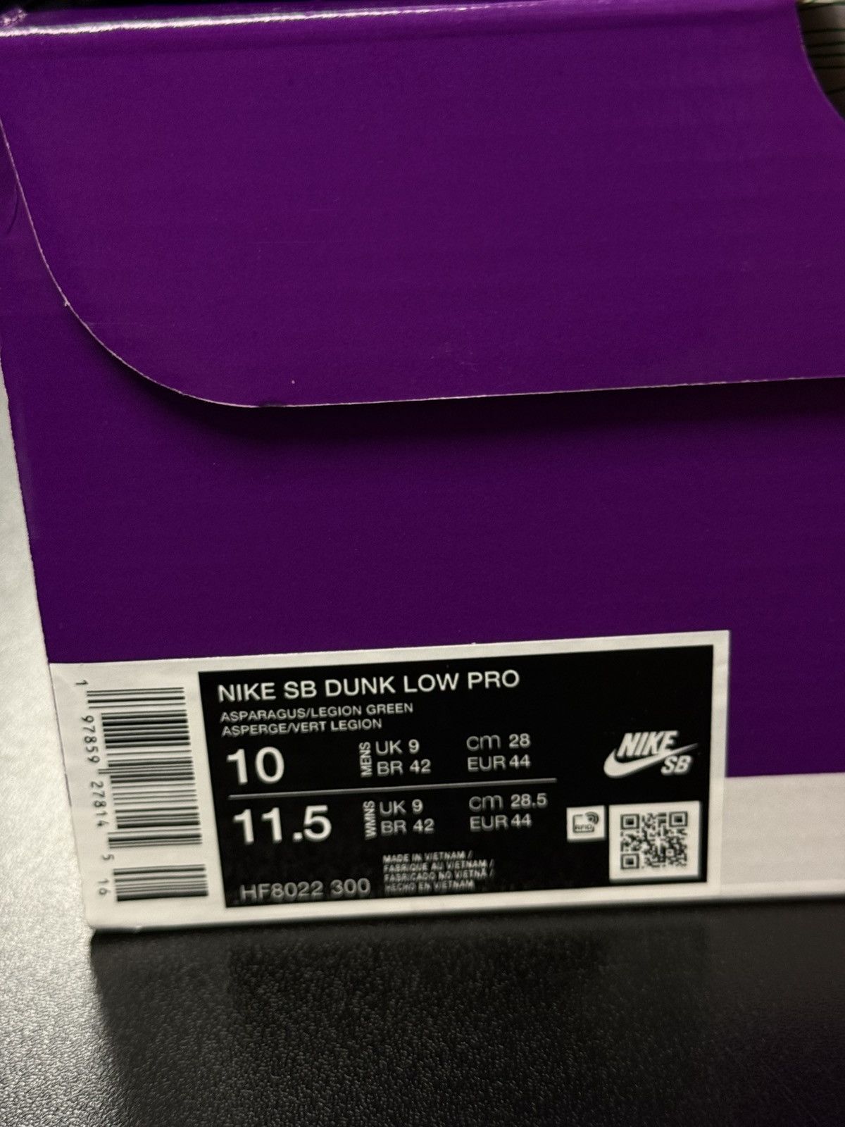 Nike Nike Dunk Low Yuto Horigome Matcha Size 10 (NEW) Size US 10 / EU 43 - 14 Thumbnail
