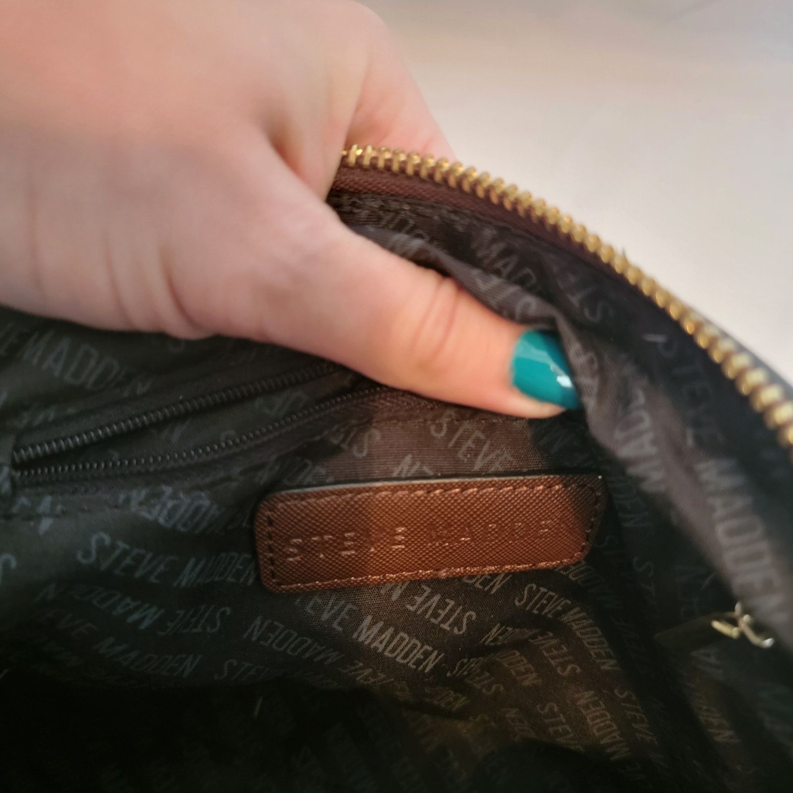 Steve Madden Steve Madden Brown Crossbody Purse Size ONE SIZE - 4 Thumbnail