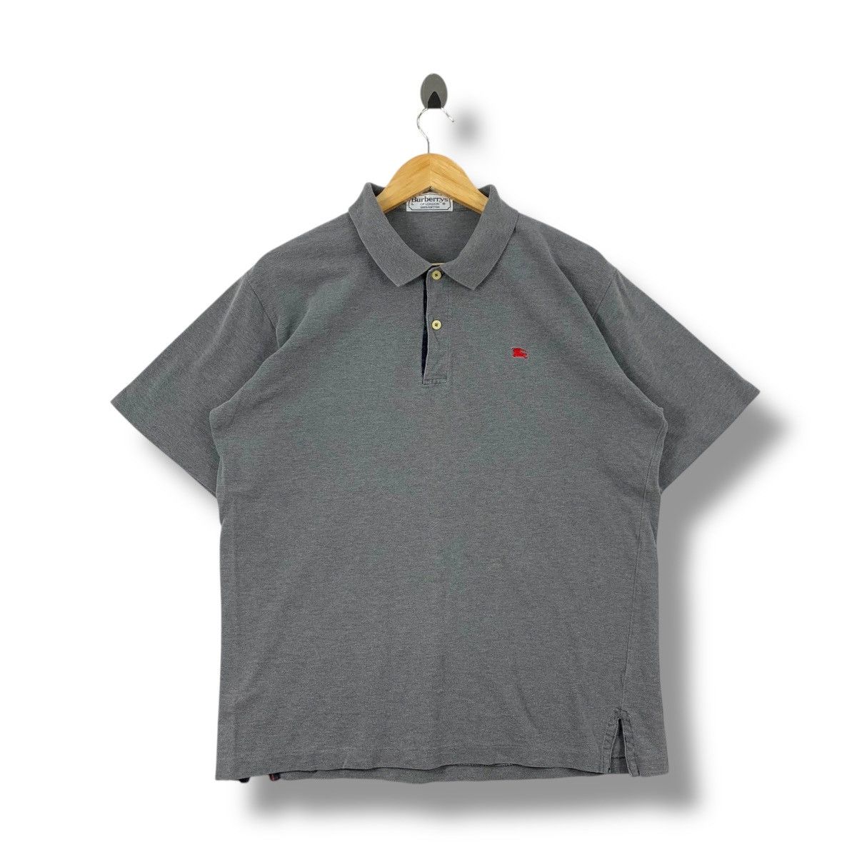 Burberry Vintage 90's BURBERRYS OF LONDON Small Logo Polo Shirt Size US L / EU 52-54 / 3 - 1 Thumbnail