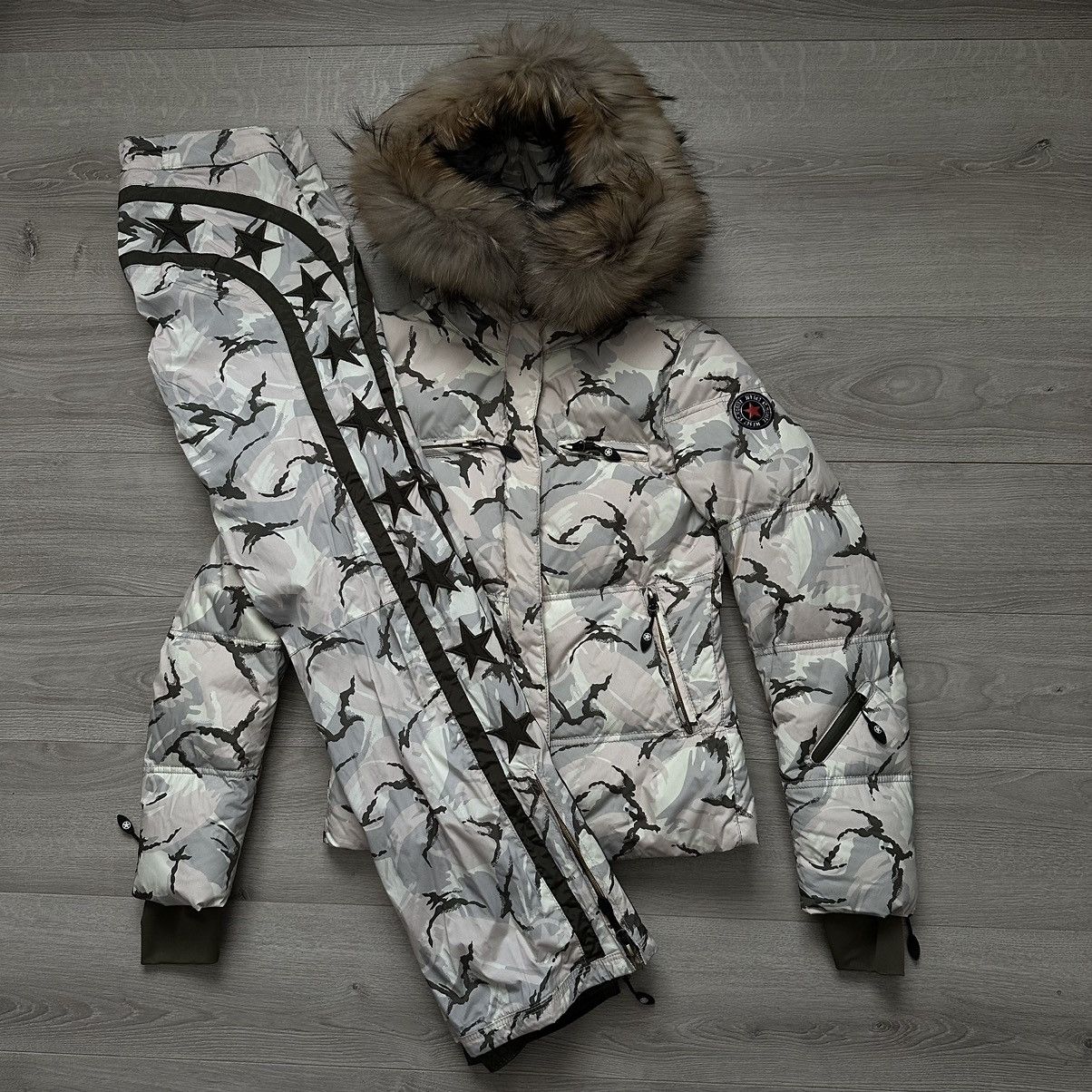 JET SET Jet Set Ski Suit Down Women’s Set Very Rare Jacket Trousers Size ONE SIZE - 1 Thumbnail