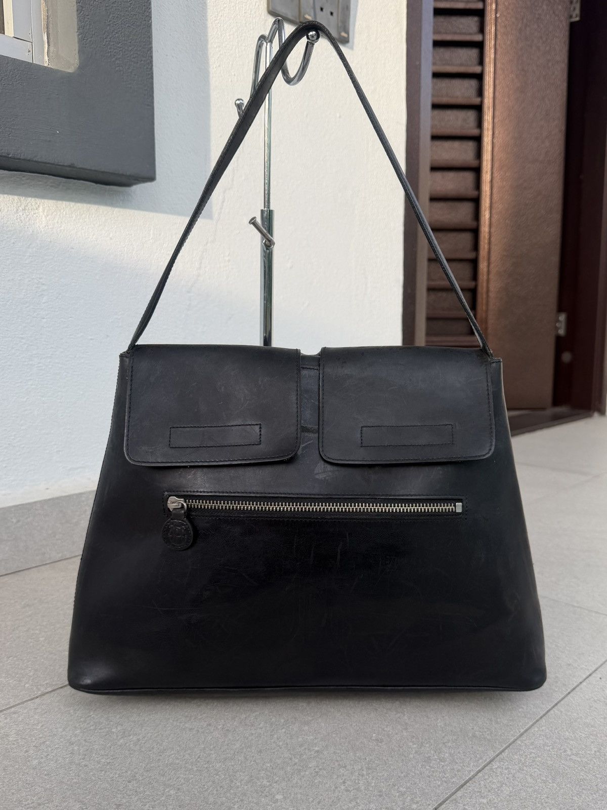 Jean Paul Gaultier Vintage JPG Paris Leather Shoulder Bag Made In France Rare Size ONE SIZE - 6 Thumbnail