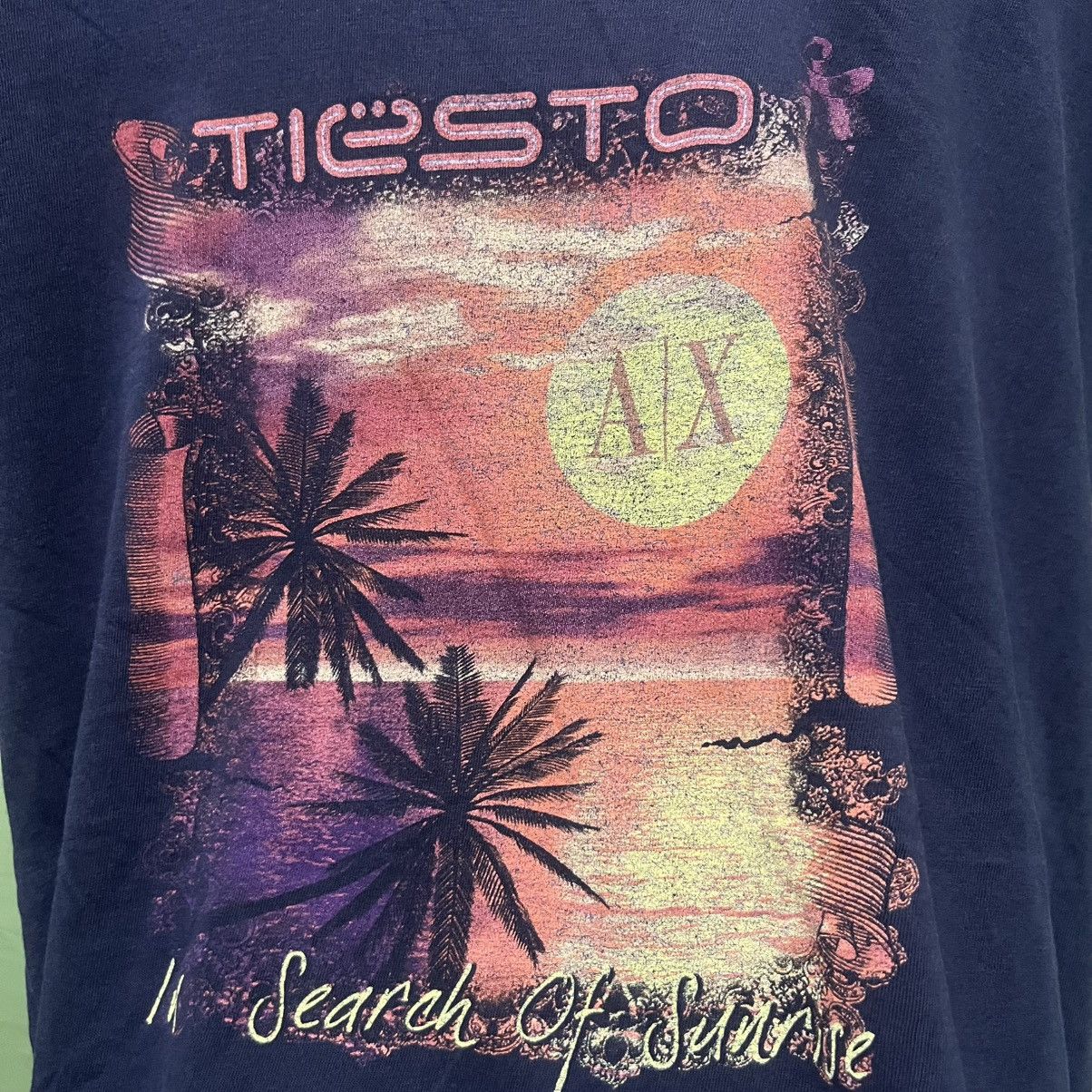 Armani Exchange Distressed AX x DJ Tiesto 2008 American Tour Band Tees Size US S / EU 44-46 / 1 - 6 Thumbnail