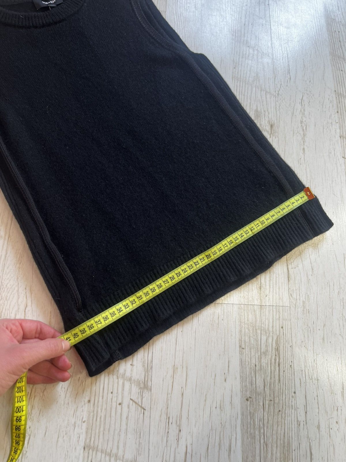 ME+EM ME+EM Wool Cashmere Sleeveless Knit Vest Black Size S Size S / US 4 / IT 40 - 10 Thumbnail