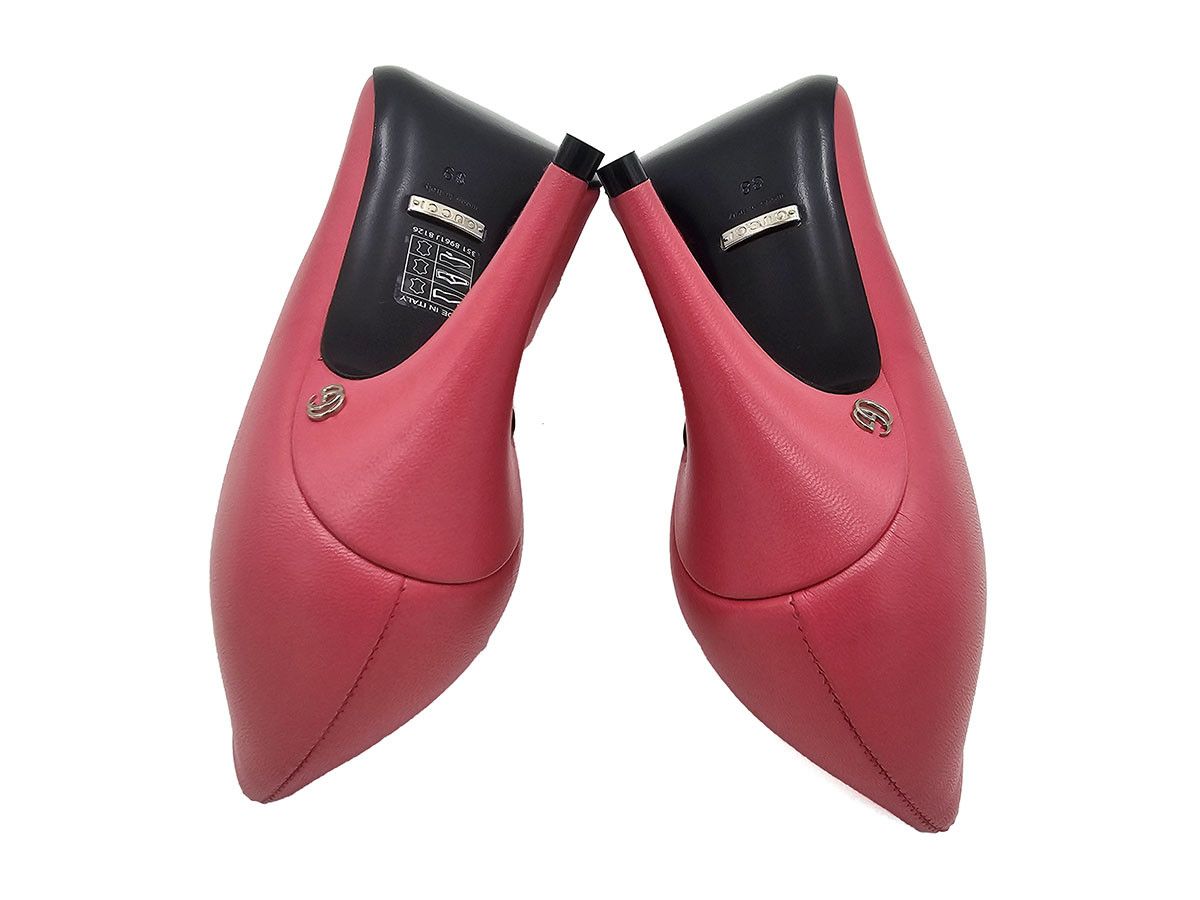 Gucci Gucci Pink Leather Mid Heel Pumps Women’s Shoes Size 39 US 9 Size US 9 / IT 39 - 10 Thumbnail