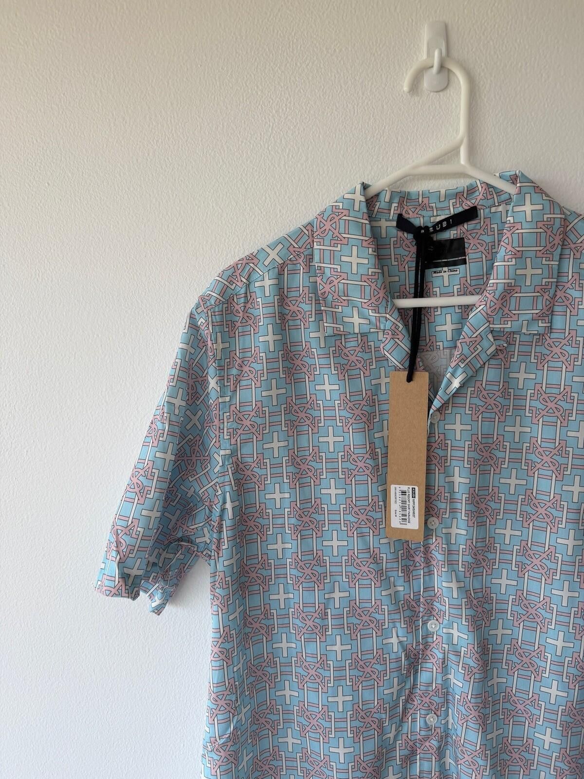 Ksubi new ksubi medium m short sleeve resort shirt plus blue Size US M / EU 48-50 / 2 - 2 Thumbnail