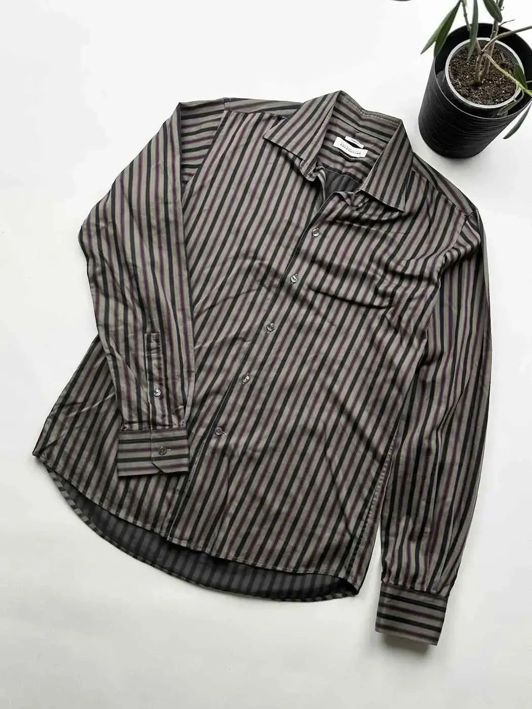 Versace Vintage Striped Shirt Long Sleeve