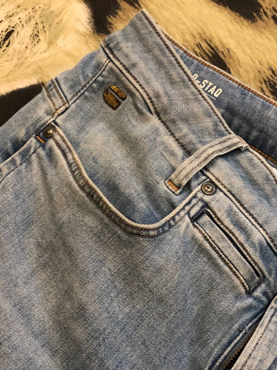 G-Star Distressed Thrashed Jeans 3D Super slim G-Star Raw D-STAQ Size US 32 / EU 48 - 19 Thumbnail