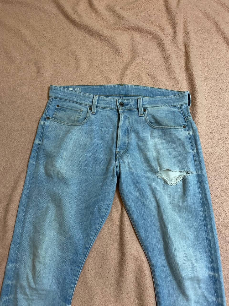 G-Star Vintage washed faded baggy y2k jeans pants Size US 33 - 8 Thumbnail