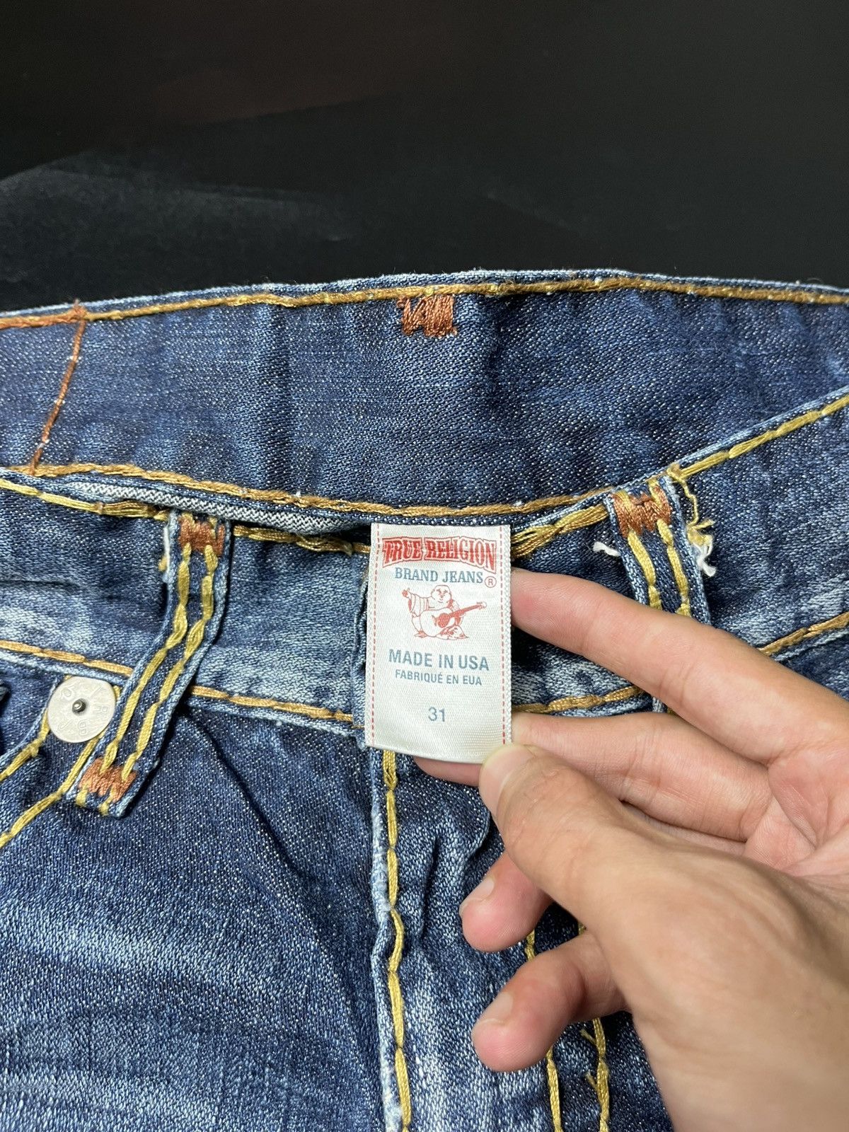 If Six Was Nine TRUE RELIGION TRUE FLARE JEANS Size US 31 - 8 Thumbnail