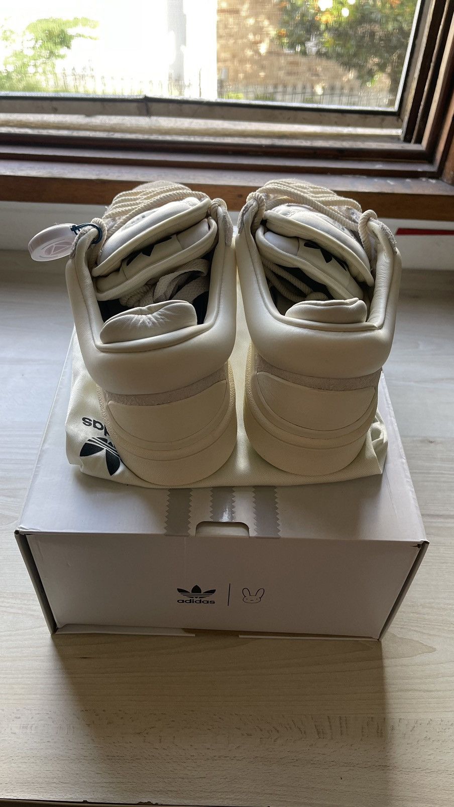 Adidas Adidas Bad Bunny Campus White Cream Men s US7 Grailed