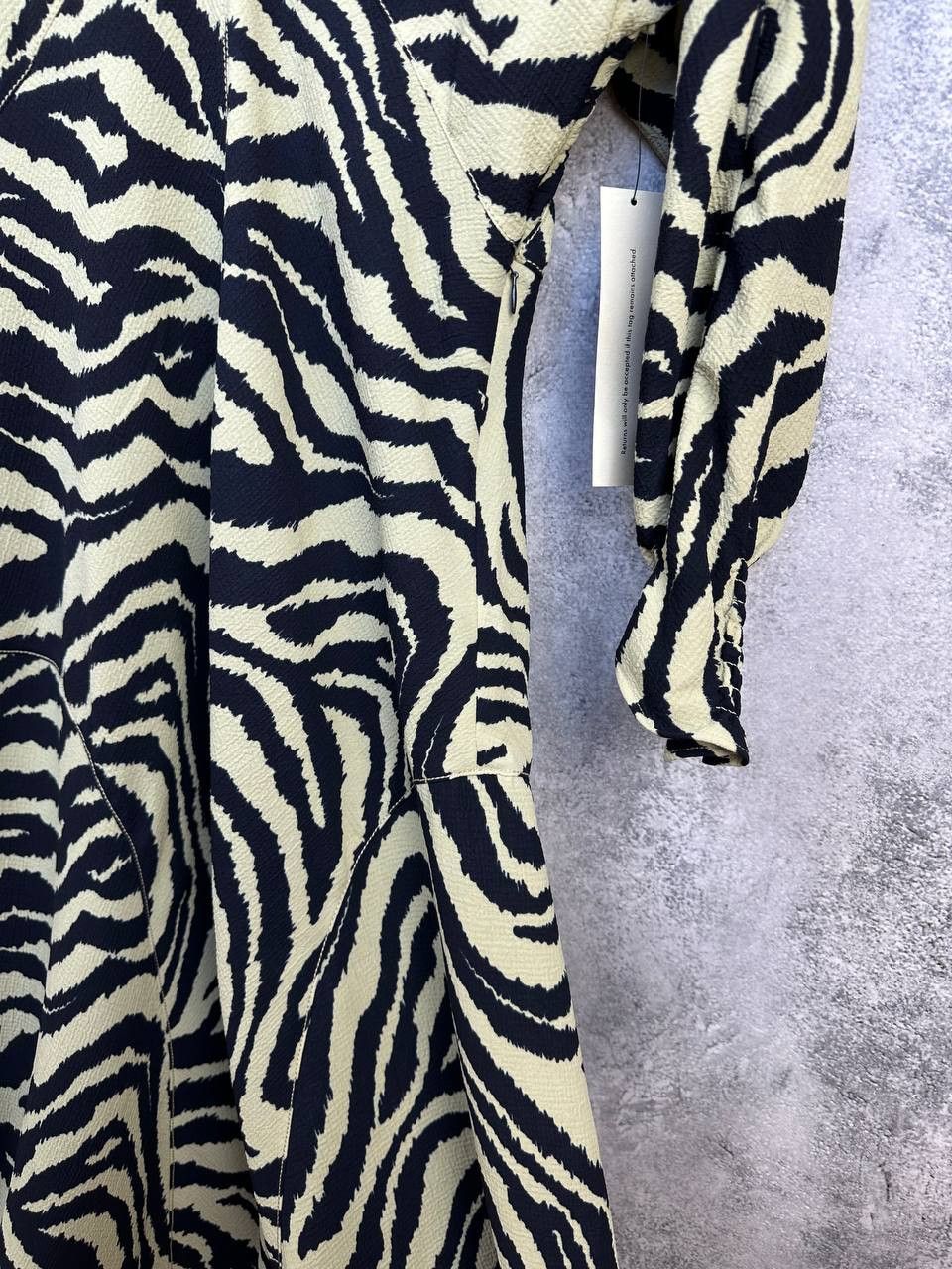 Jigsaw NWT Jigsaw Zebra Ikat Maxi Dress Khaki Women's Size UK 10 Size M / US 6-8 / IT 42-44 - 8 Thumbnail