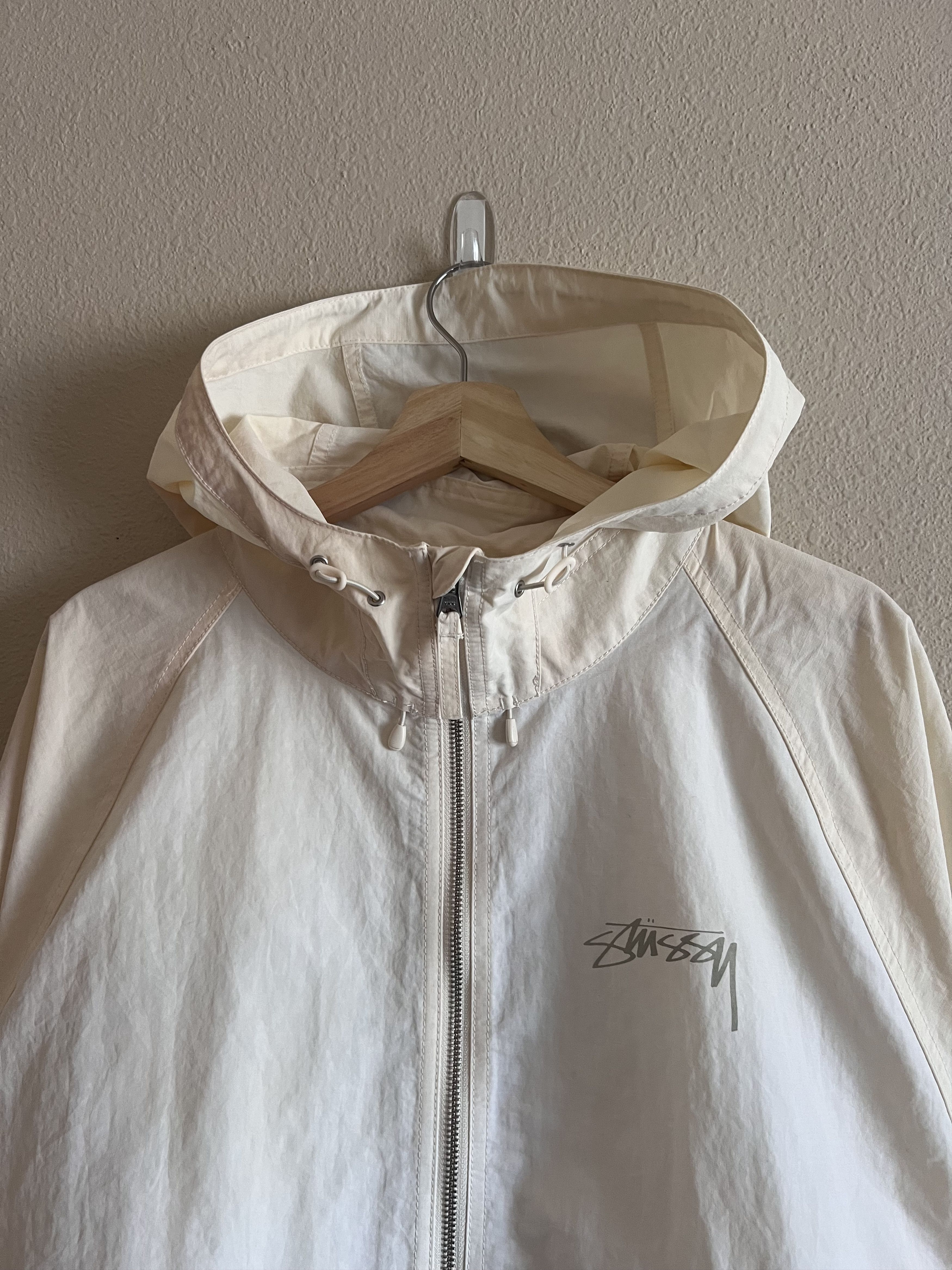 Stussy Stussy Beach Shell Jacket in Wave Dye Bone Size US XL / EU 56 / 4 - 2 Thumbnail