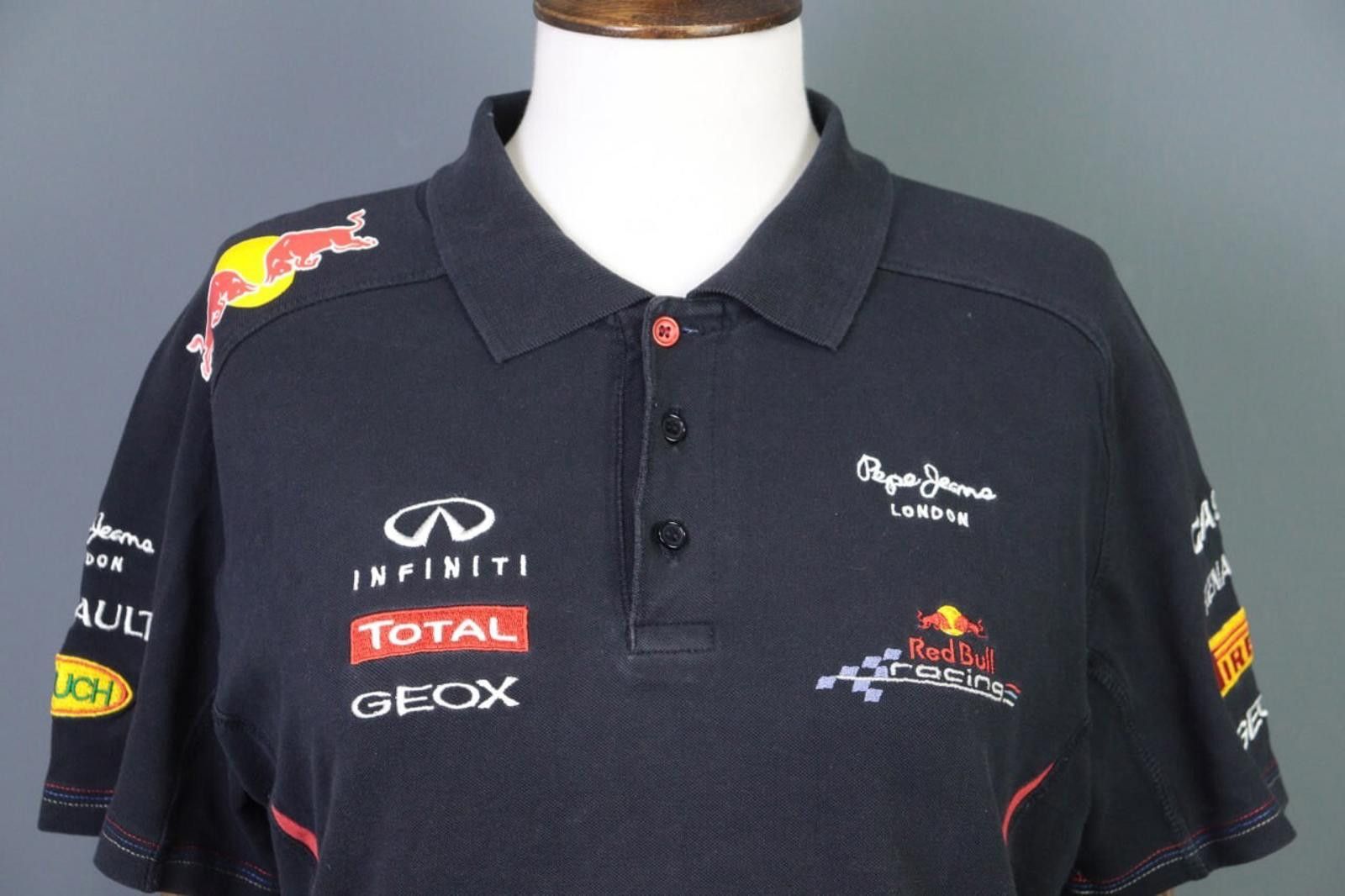 Pepe Jeans Pepe Jeans Red Bull Racing Infiniti Total Polo Shirt Size L Size L / US 10 / IT 46 - 2 Thumbnail