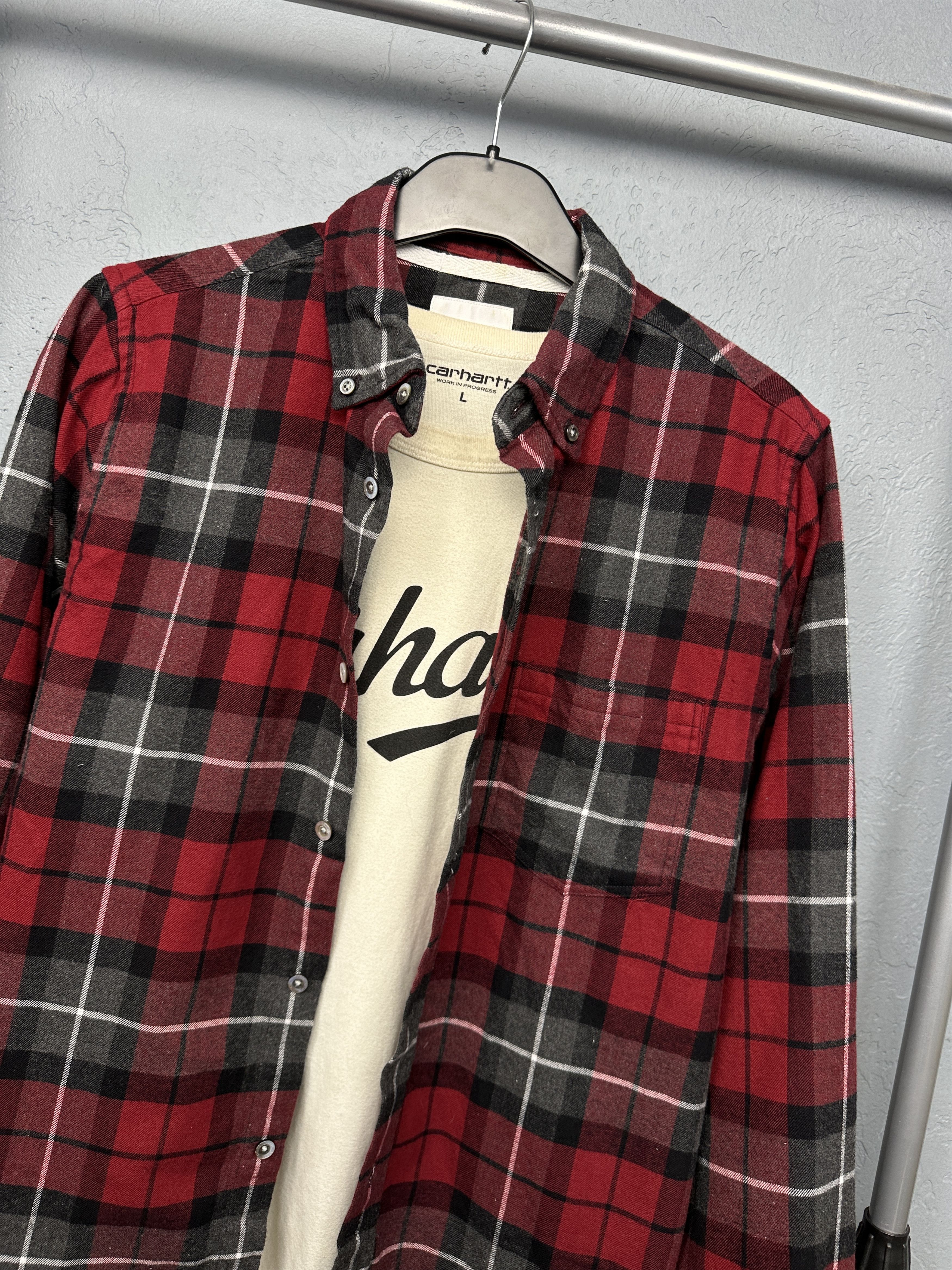 Norse Projects Norse Projects Mens Anton Brushed Flannel Plaid Shirt Size US S / EU 44-46 / 1 - 2 Thumbnail