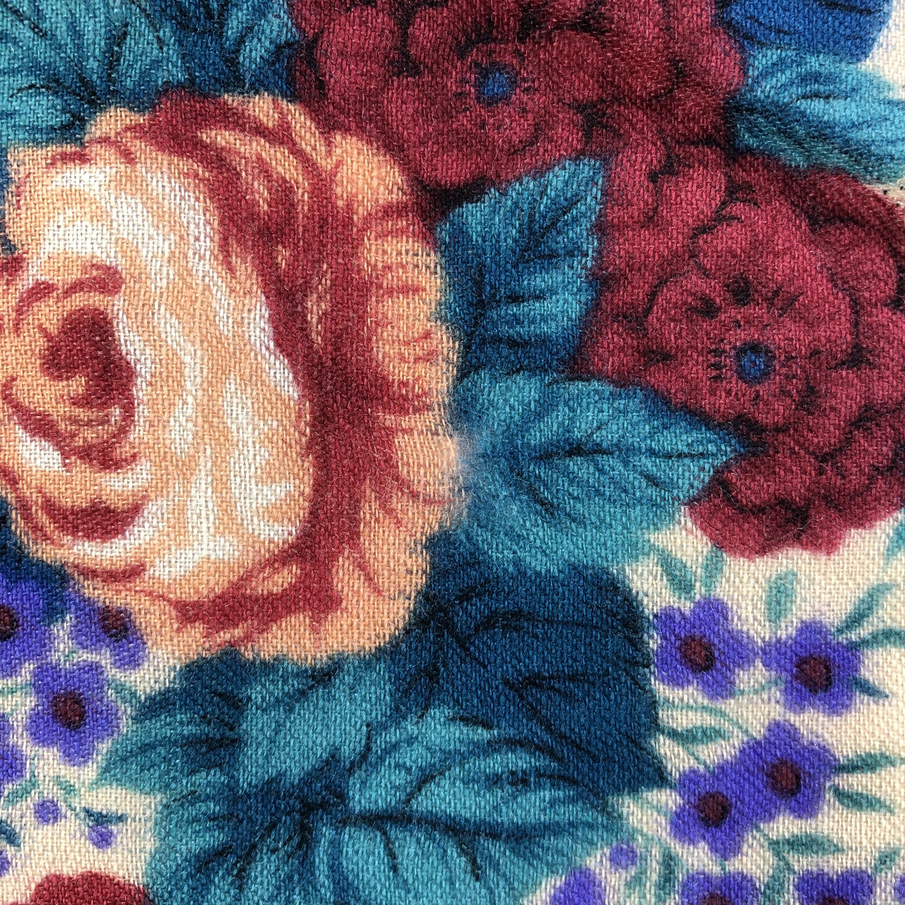 Kenzo × Vintage Vintage Kenzo Silk Scarf Size ONE SIZE - 9 Thumbnail