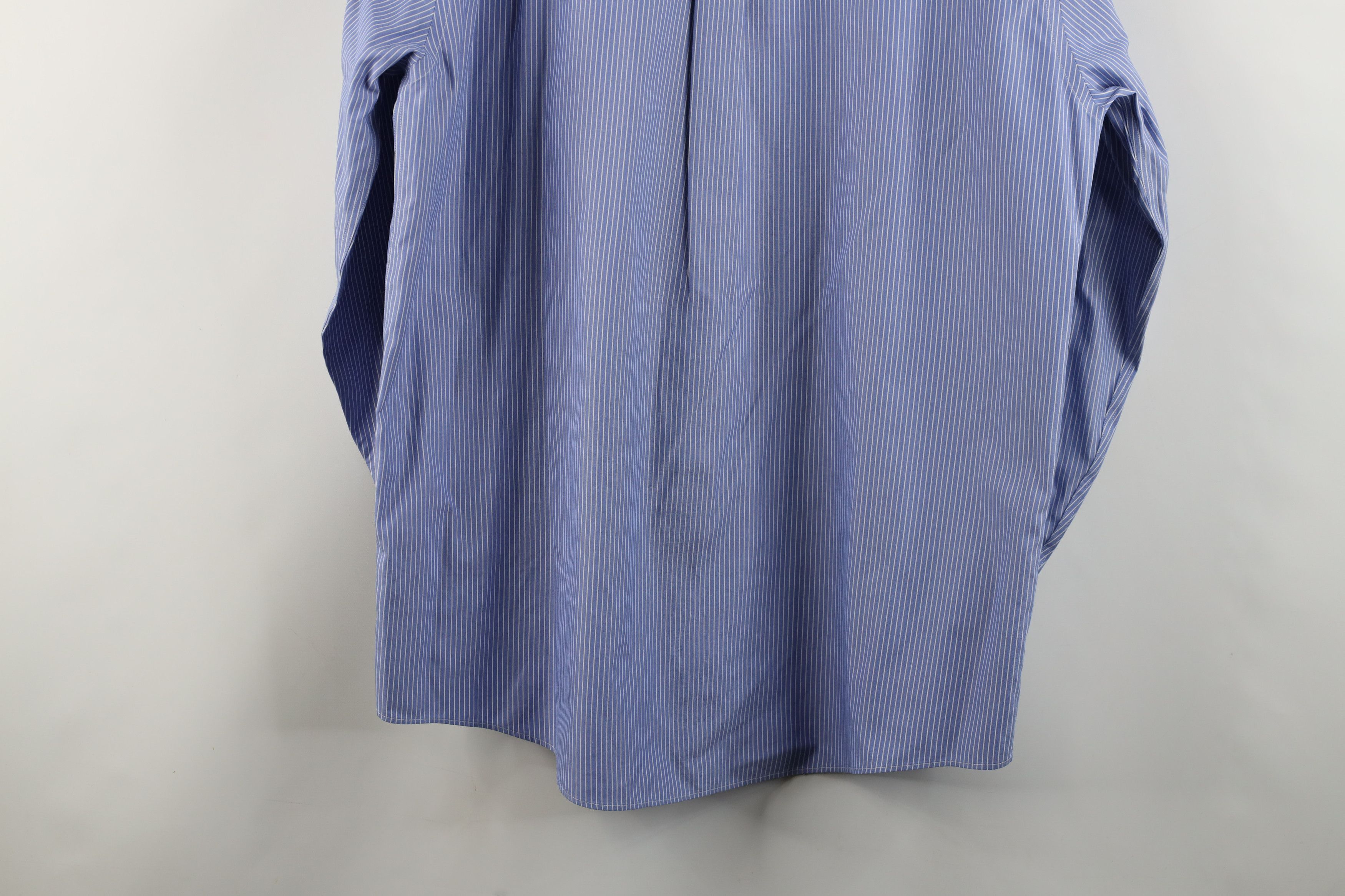 L.L. Bean × Vintage Vintage LL Bean Fitted Pinstriped Collared Button Down Shirt Size US M / EU 48-50 / 2 - 12 Thumbnail