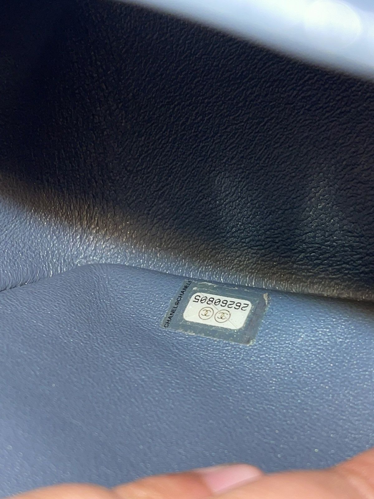 Chanel Jumbo Double Flap Caviar- Grey