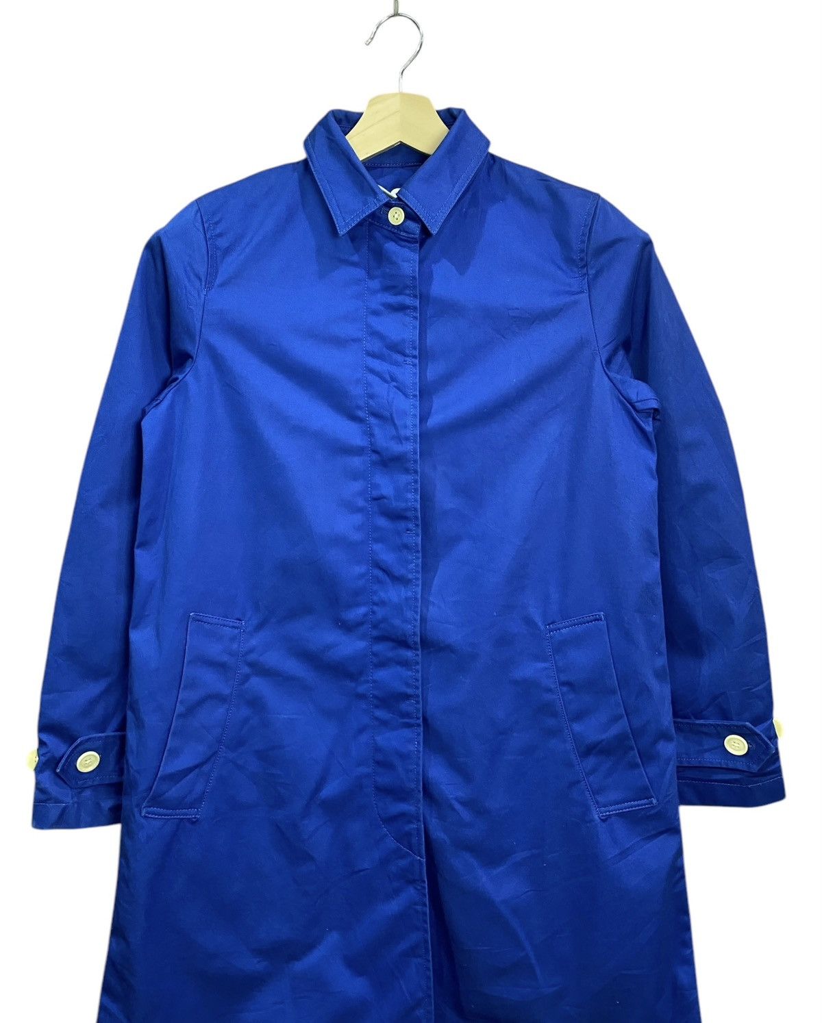 Designer × If Only Was True Rare LA MARINE FRANCAISE Long Coat Button Size S / US 4 / IT 40 - 2 Thumbnail