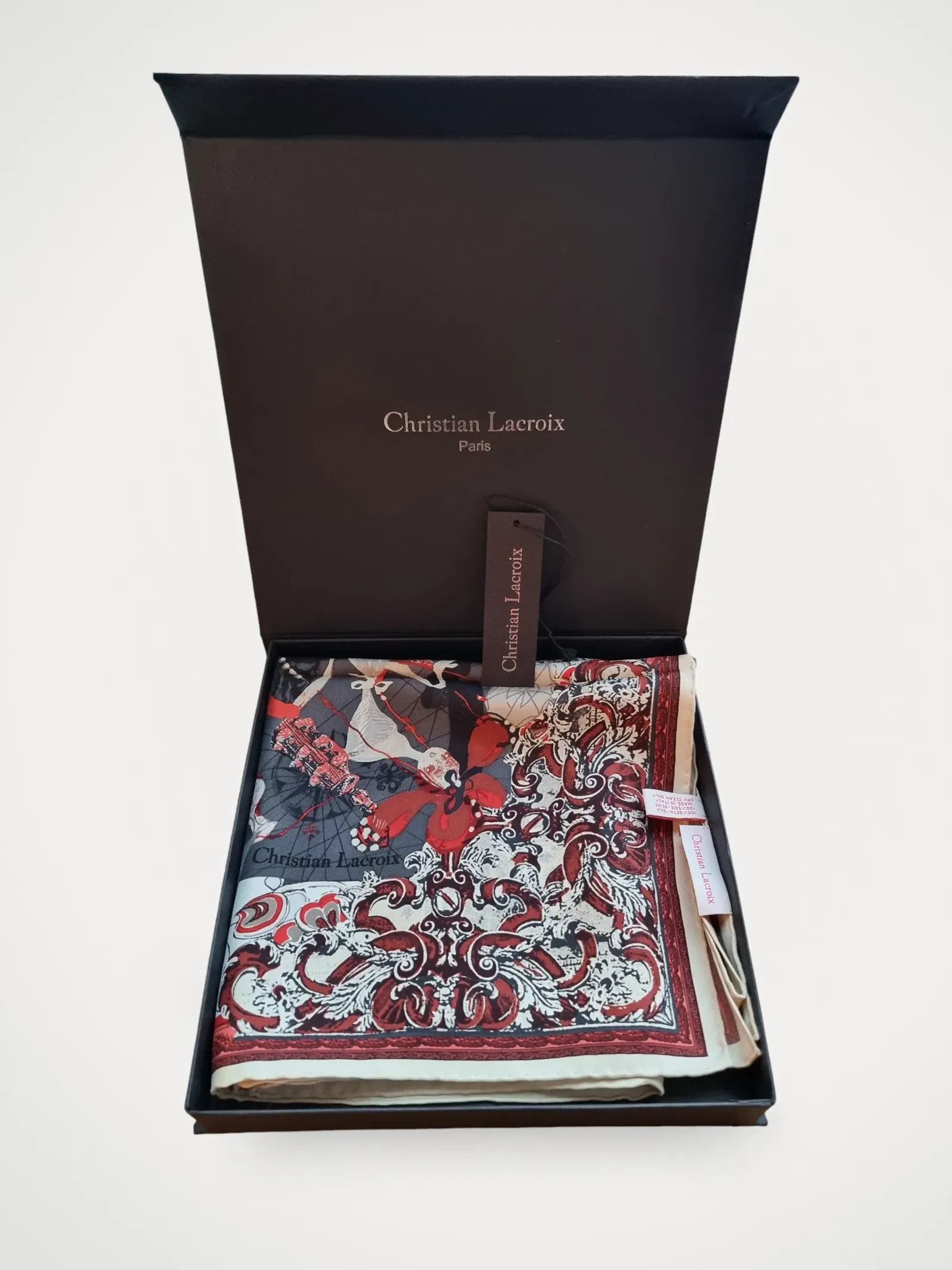 Designer DESIGNER CHRISTIAN LACROIX SIDEN SJAL Scarf Size ONE SIZE - 1 Thumbnail