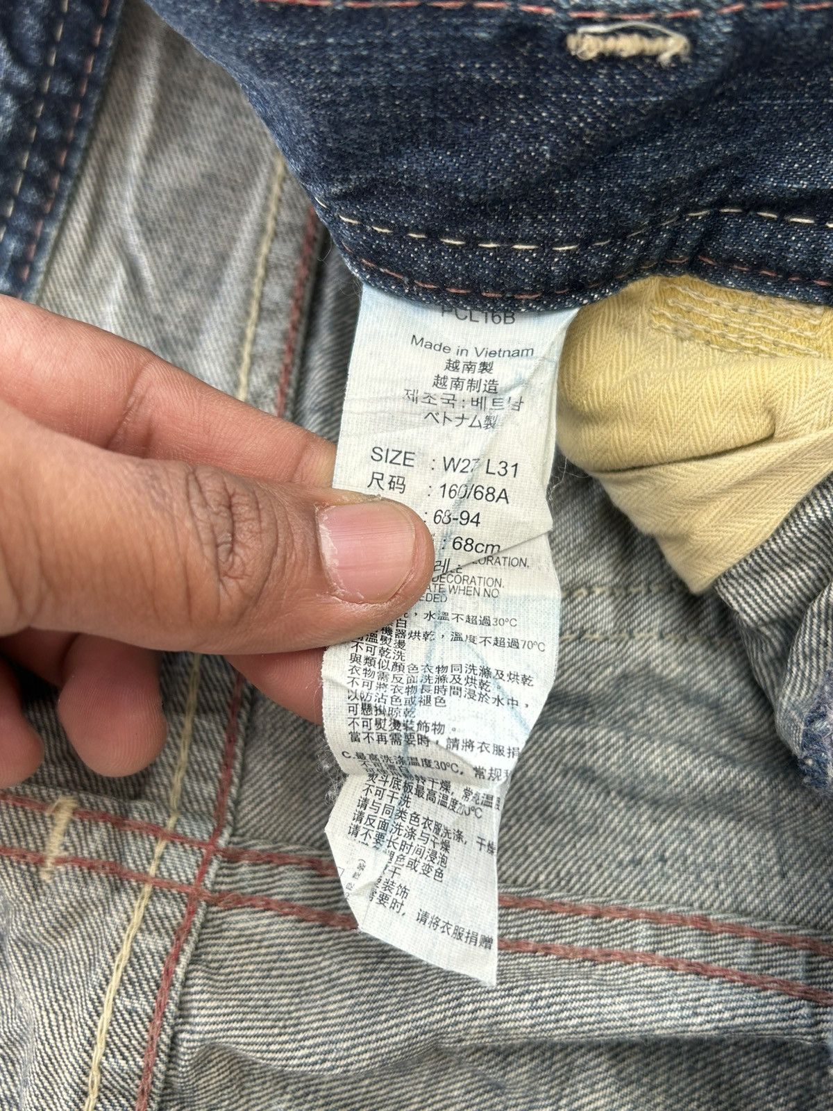 Levi's Levis Vintage Blush Ripped Denim Size 27" / US 4 / IT 40 - 10 Thumbnail