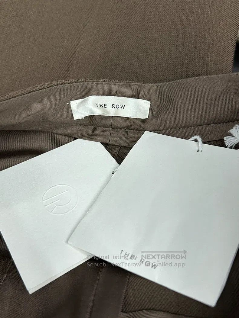 The Row The row size 2 Brown straight-leg trousers Size US 30 / EU 46 - 3 Thumbnail