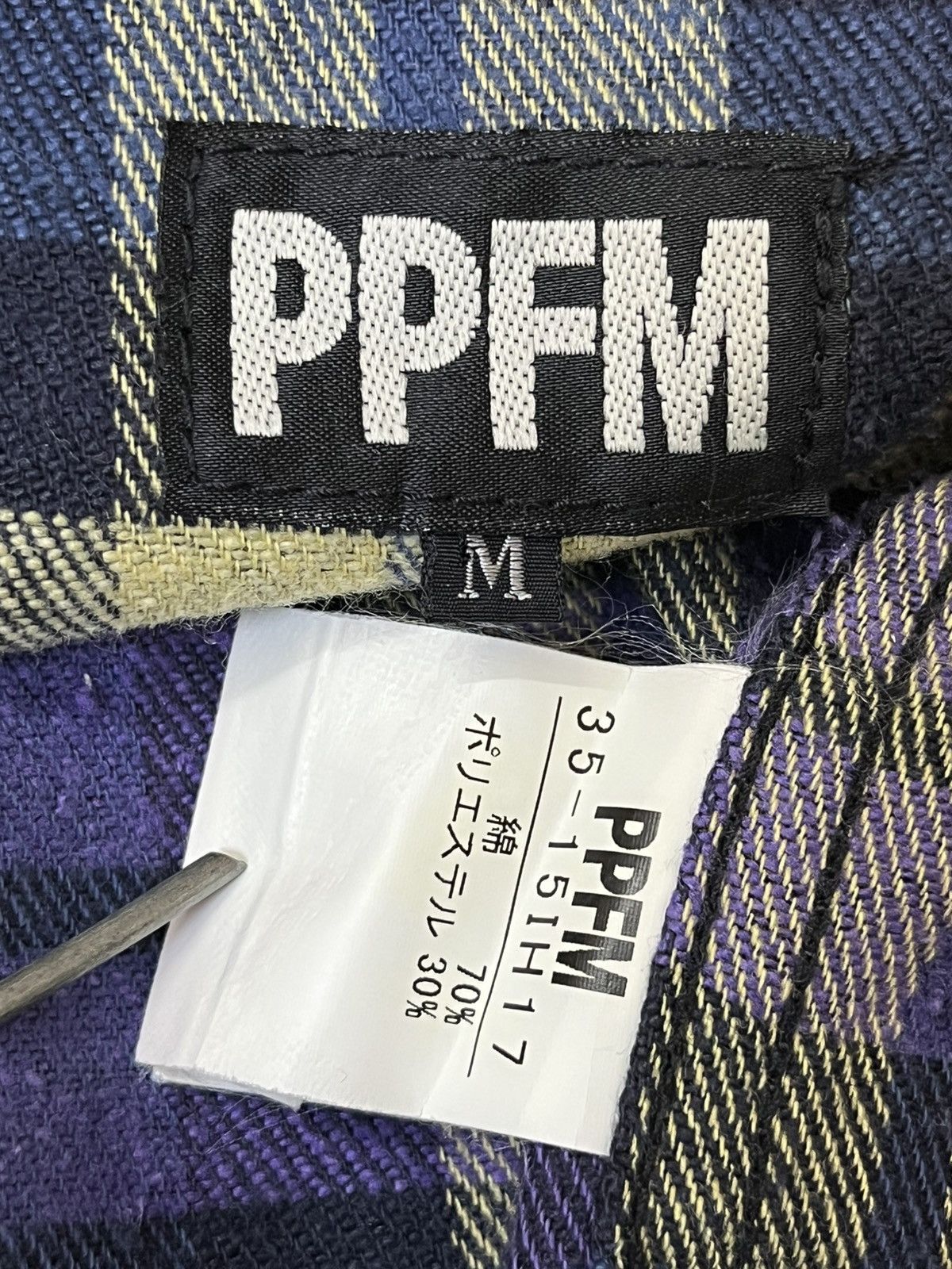 PPFM GRAIL🔥PPFM MULTIPOCKET FLANNEL SNAP BUTTON UPS SHIRT Size US M / EU 48-50 / 2 - 14 Thumbnail