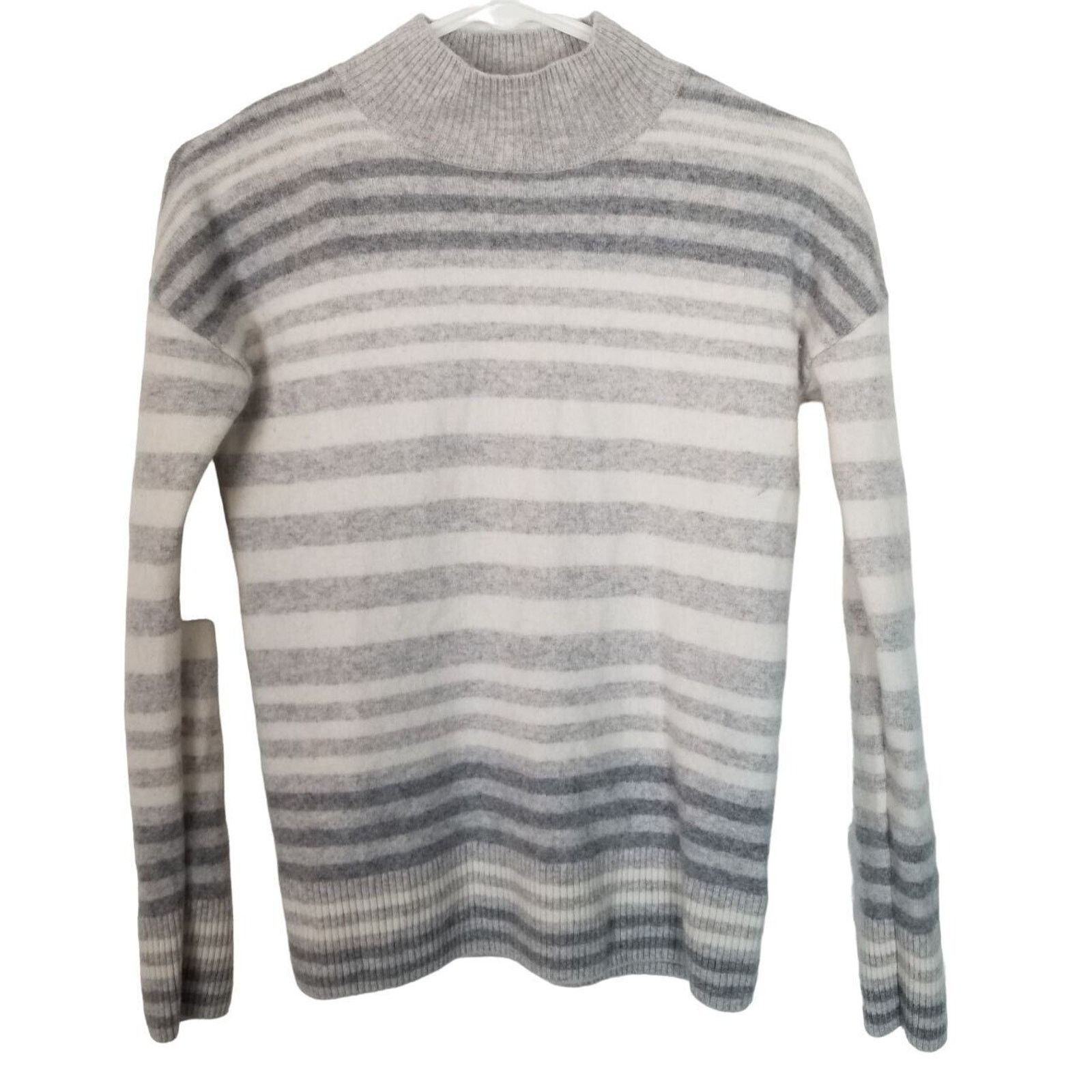 Max Pittion Max Studio Womens Striped Cashmere Sweater S Quiet Luxury Size S / US 4 / IT 40 - 1 Thumbnail