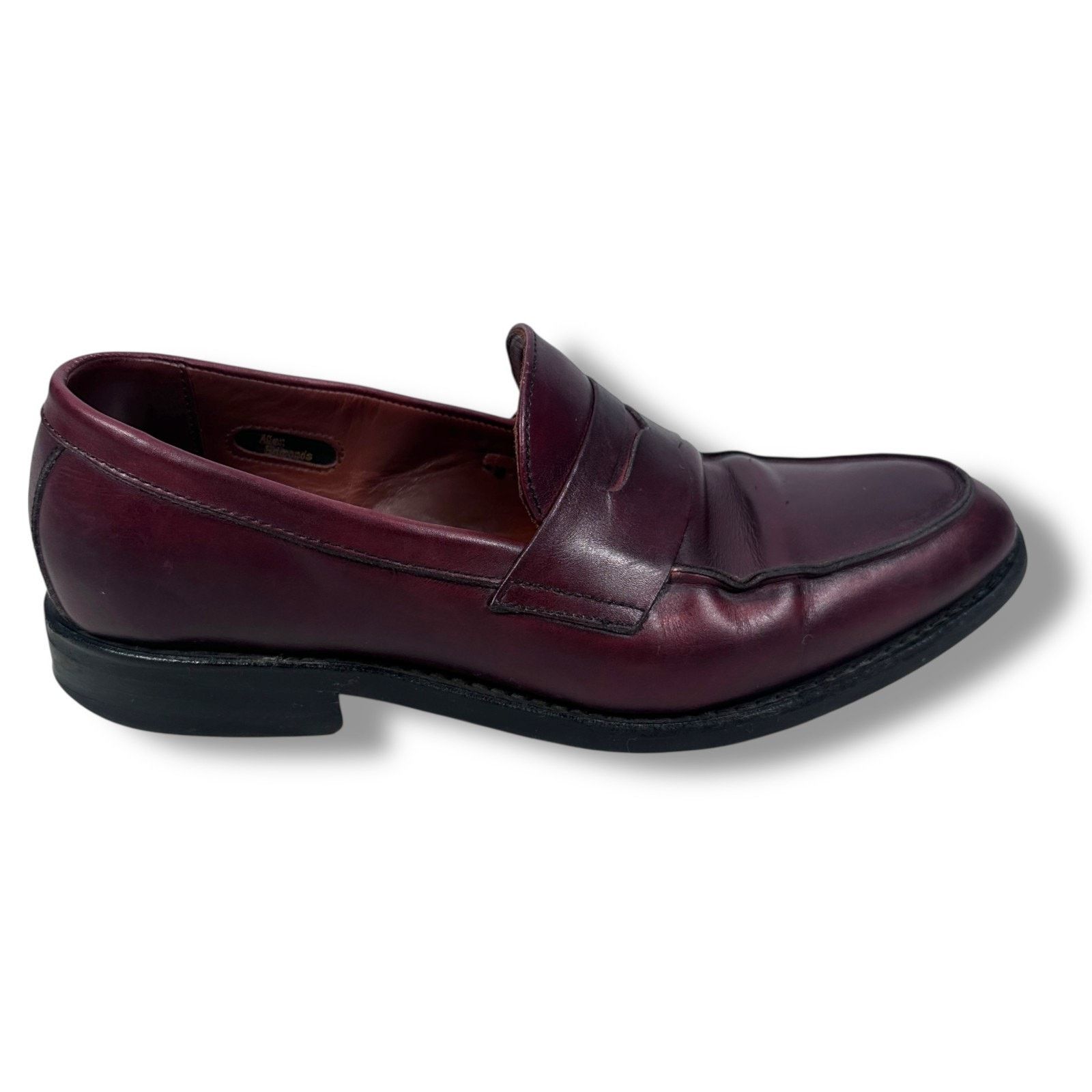 Allen Edmonds Allen Edmonds Presidio Penny Loafers Men 8 D Brown Burgundy Size US 8 / EU 41 - 1 Thumbnail