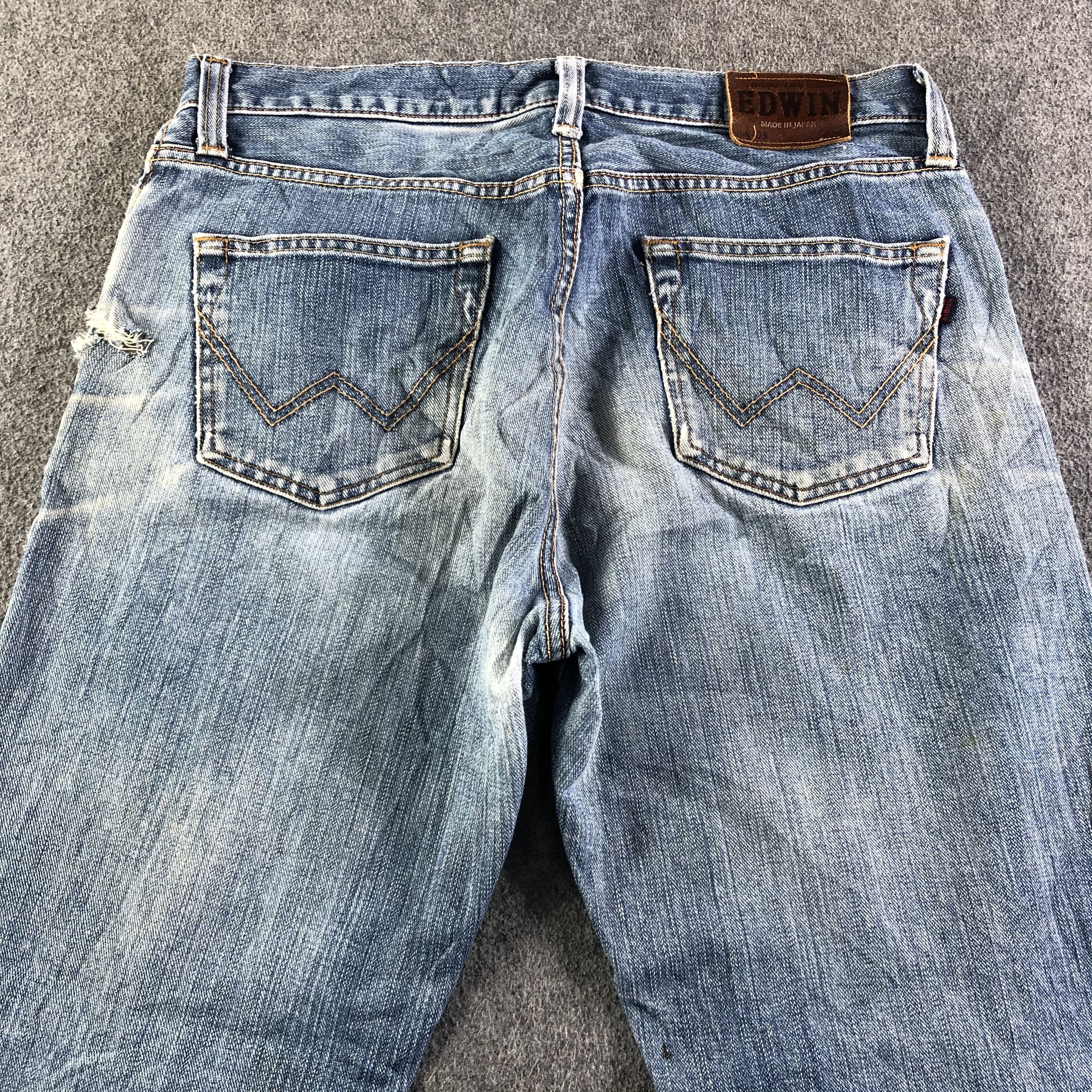 Edwin Vintage Blue Wash Edwin 403 Jeans-J3792 Size US 34 / EU 50 - 4 Thumbnail